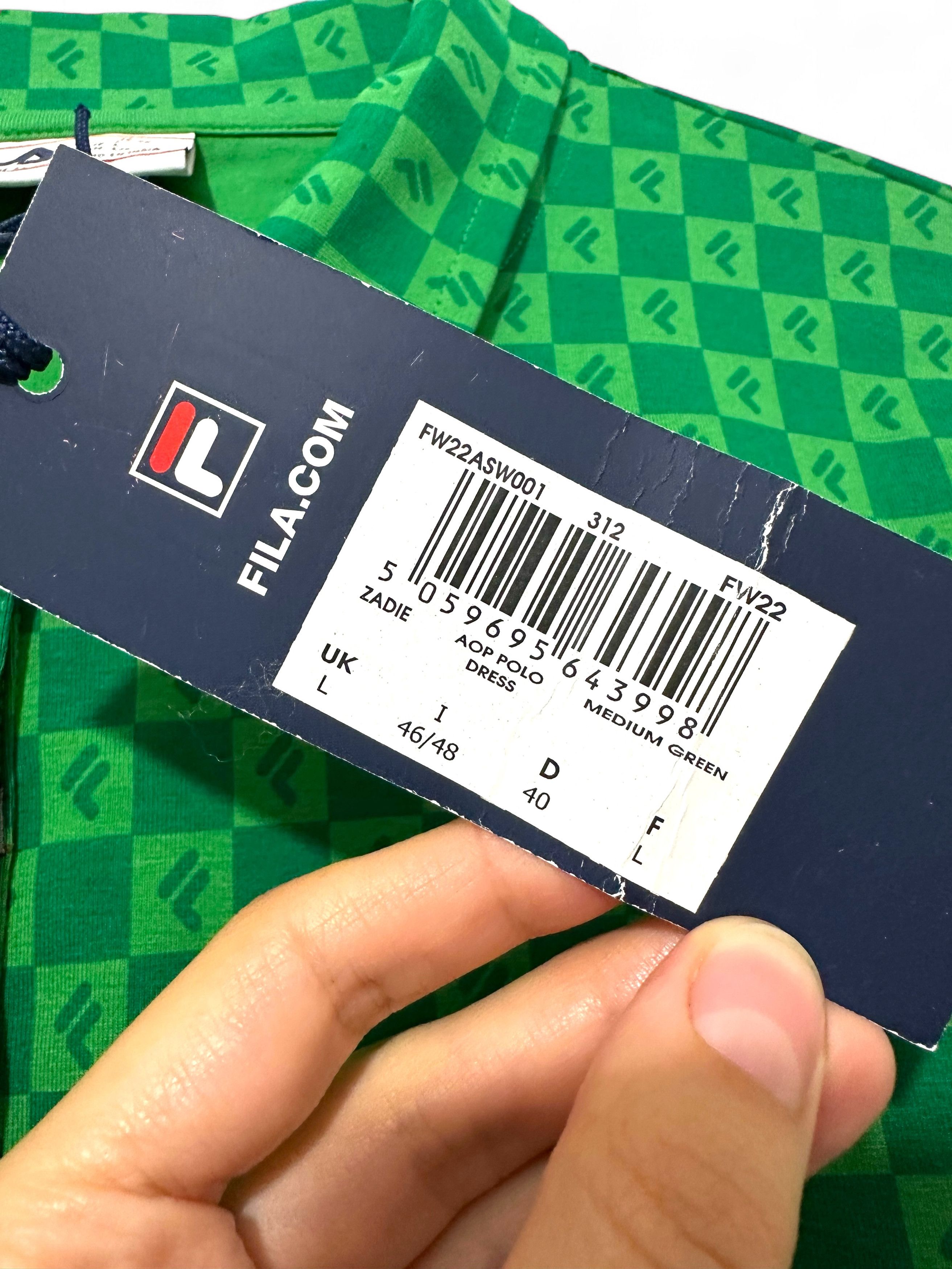 Fila Fila retro mini dress in green (L) Size L / US 10 / IT 46 - 7 Thumbnail
