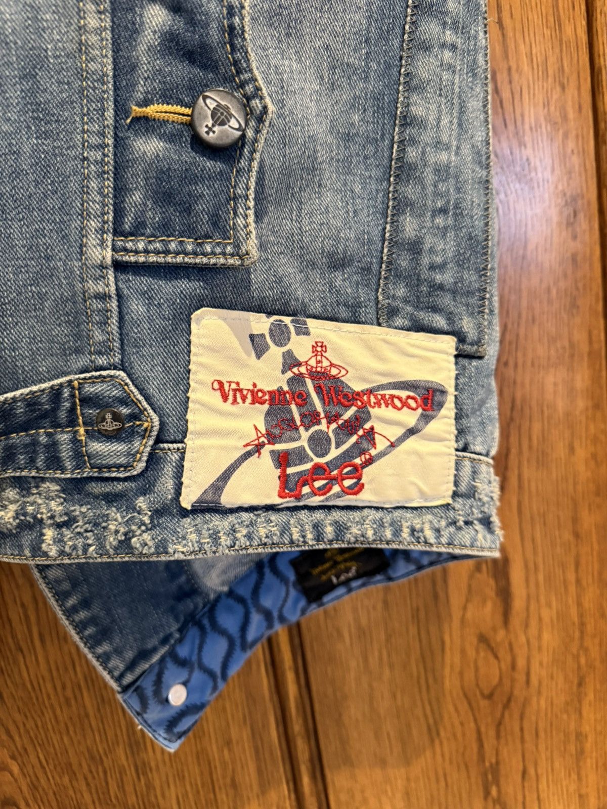 Lee × Vivienne Westwood Vivienne Westwood Anglomania seditionaries denim vest jacket Size US L / EU 52-54 / 3 - 18 Thumbnail