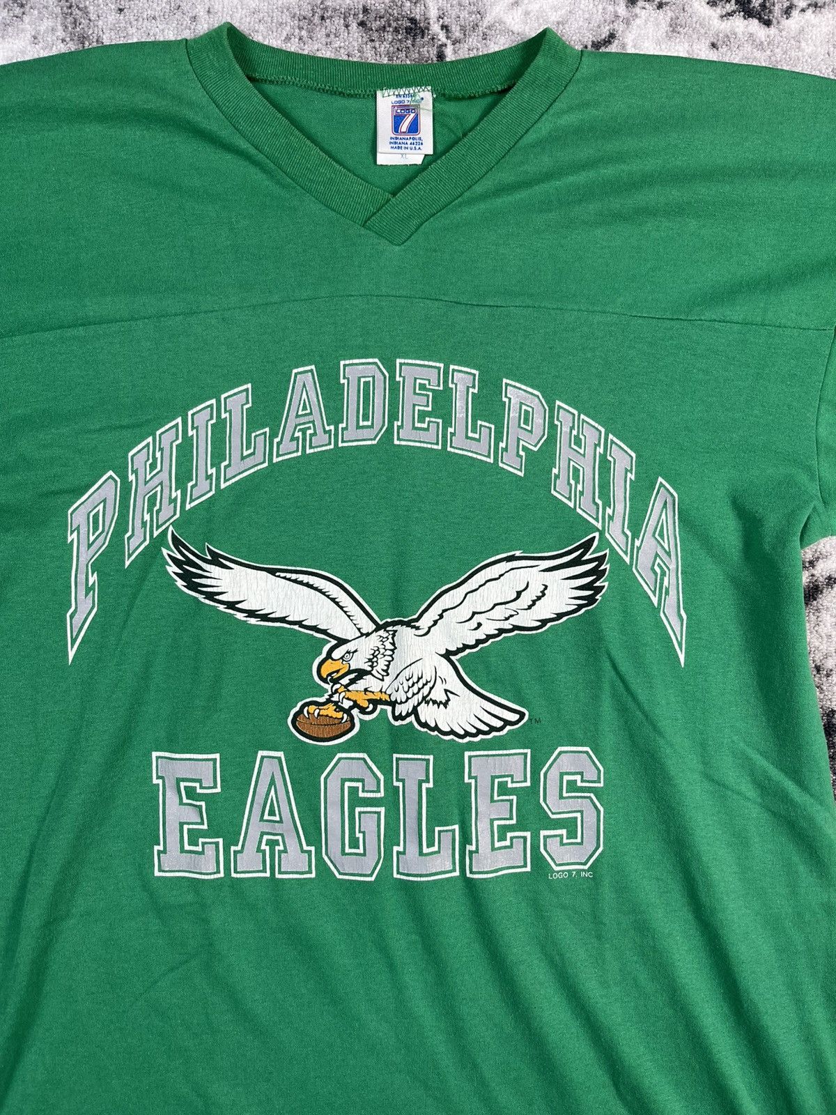 NFL Philadelphia Eagles Vintage NFL Football Tee Green USA Size US L / EU 52-54 / 3 - 4 Thumbnail