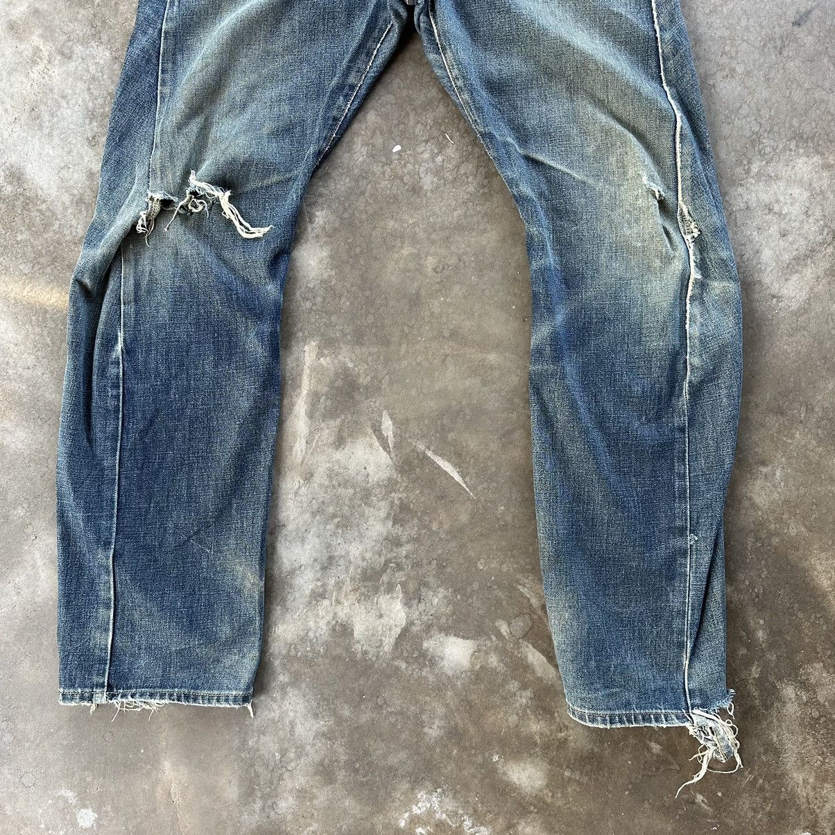Edwin × Jean × Vintage Vintage Edwin E Function Rusty Faded Distressed Jean Denim Size US 32 / EU 48 - 2 Thumbnail
