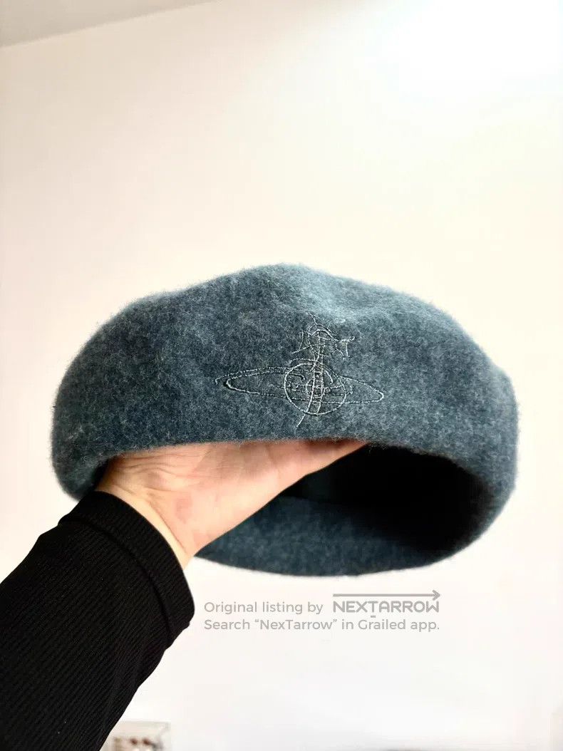 Vivienne Westwood Vivienne Westwood Grey-Blue Saturn Embroidery Size ONE SIZE - 5 Thumbnail