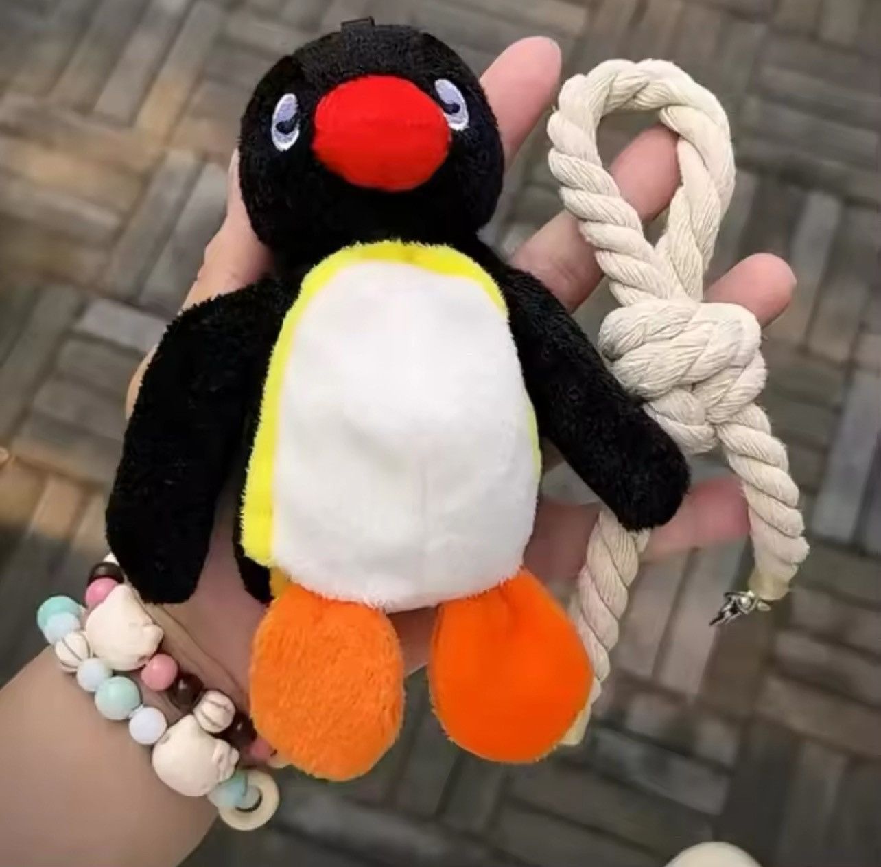 Japanese Brand × Vintage Lovely Penguin Plush Keychain Cute Size ONE SIZE - 3 Thumbnail