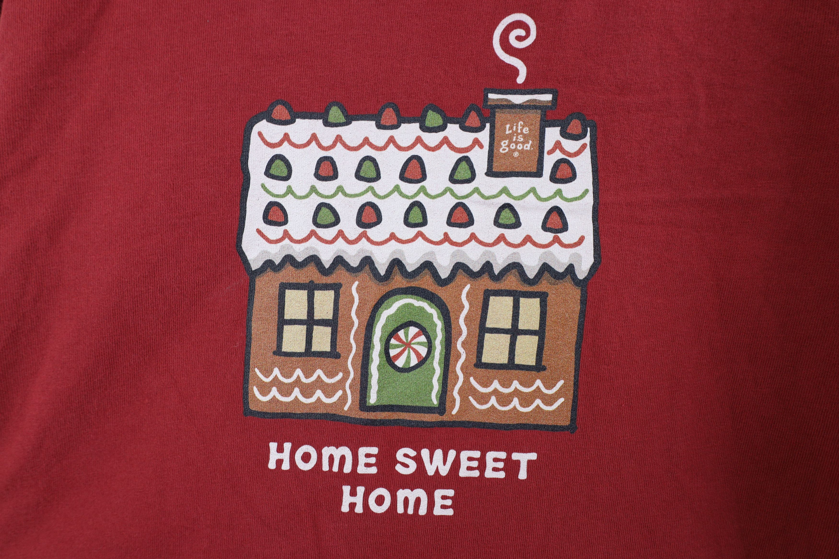 Life is Good × Vintage Life Is Good Christmas Home Sweet Home Long Sleeve T-Shirt Size L / US 10 / IT 46 - 4 Thumbnail