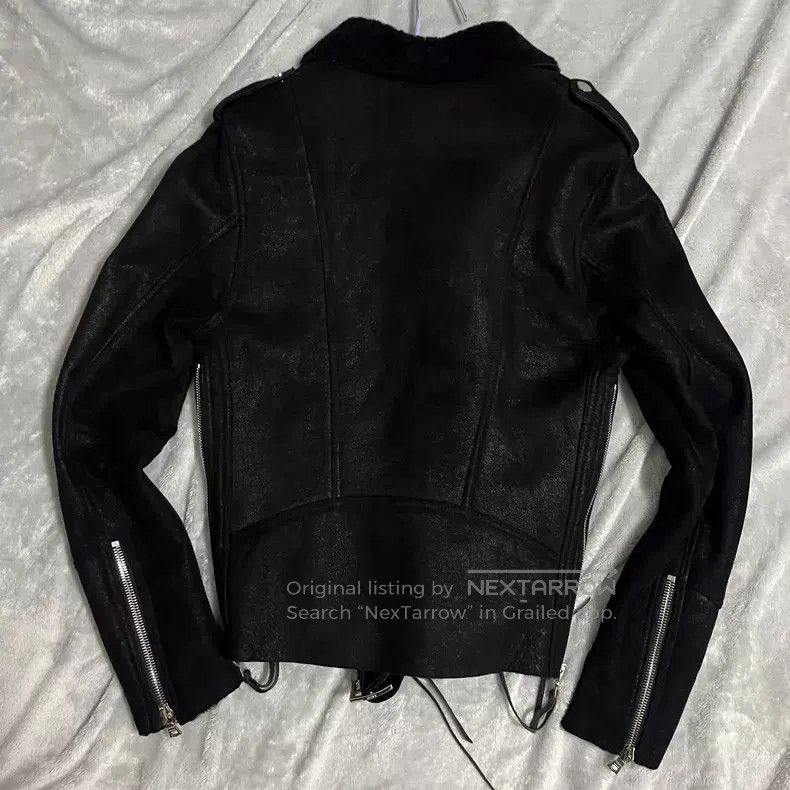 Amiri Amiri Motorcycle Leather and Fur Jacket Size US S / EU 44-46 / 1 - 2 Thumbnail