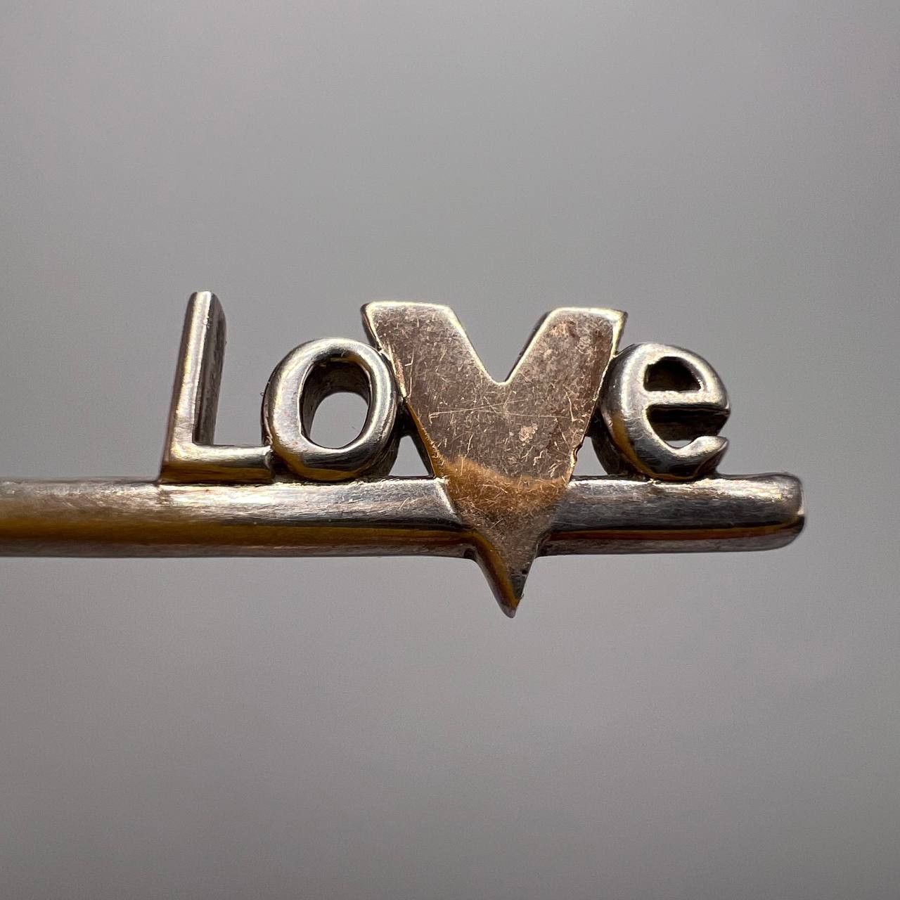 Vintage Fine Vintage Pendant Key Love Silver 875 Gold 9K Marked Size ONE SIZE - 5 Thumbnail