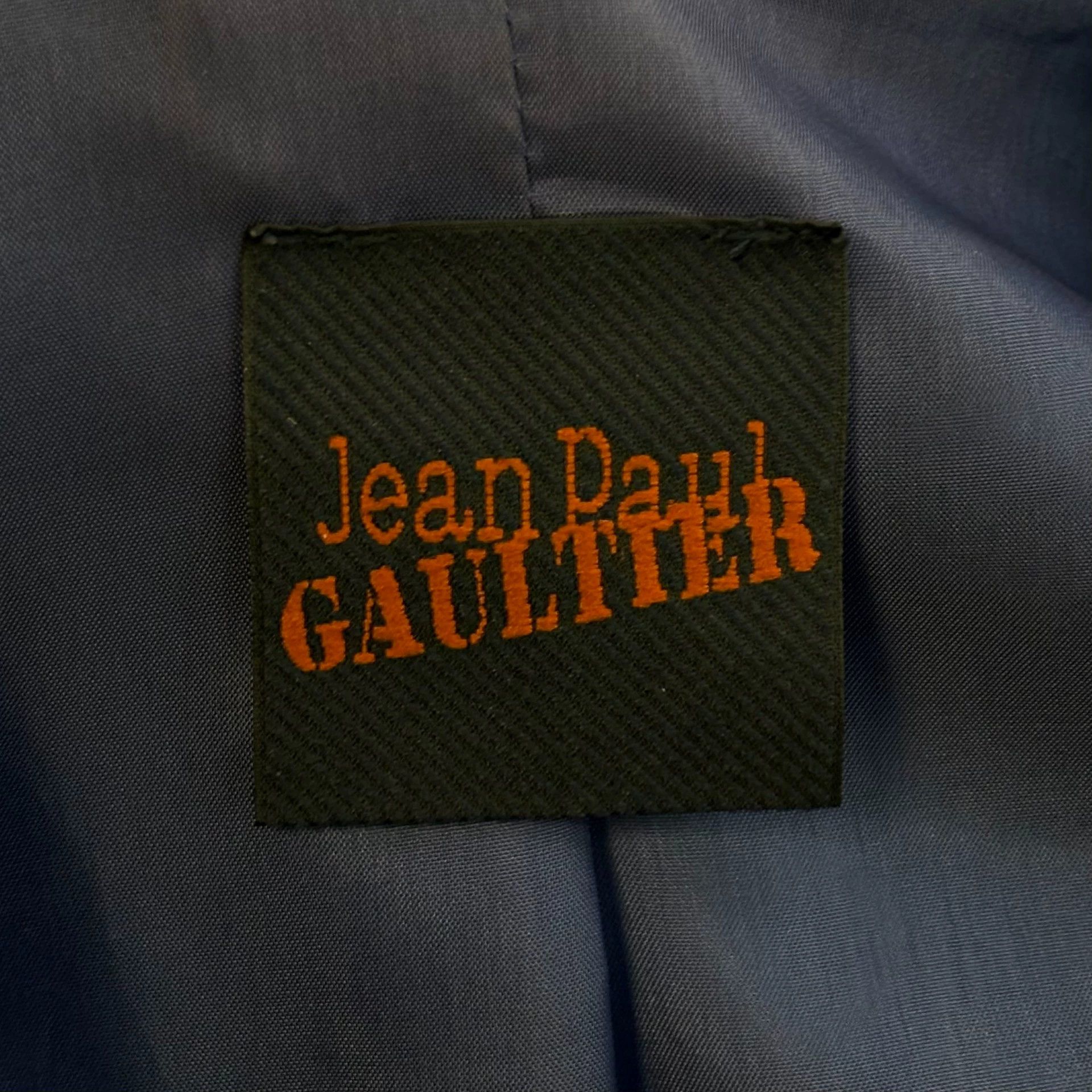 Jean Paul Gaultier Jean Paul Gaultier Klein Blue Leather Biker Jacket 48 Size US M / EU 48-50 / 2 - 8 Thumbnail
