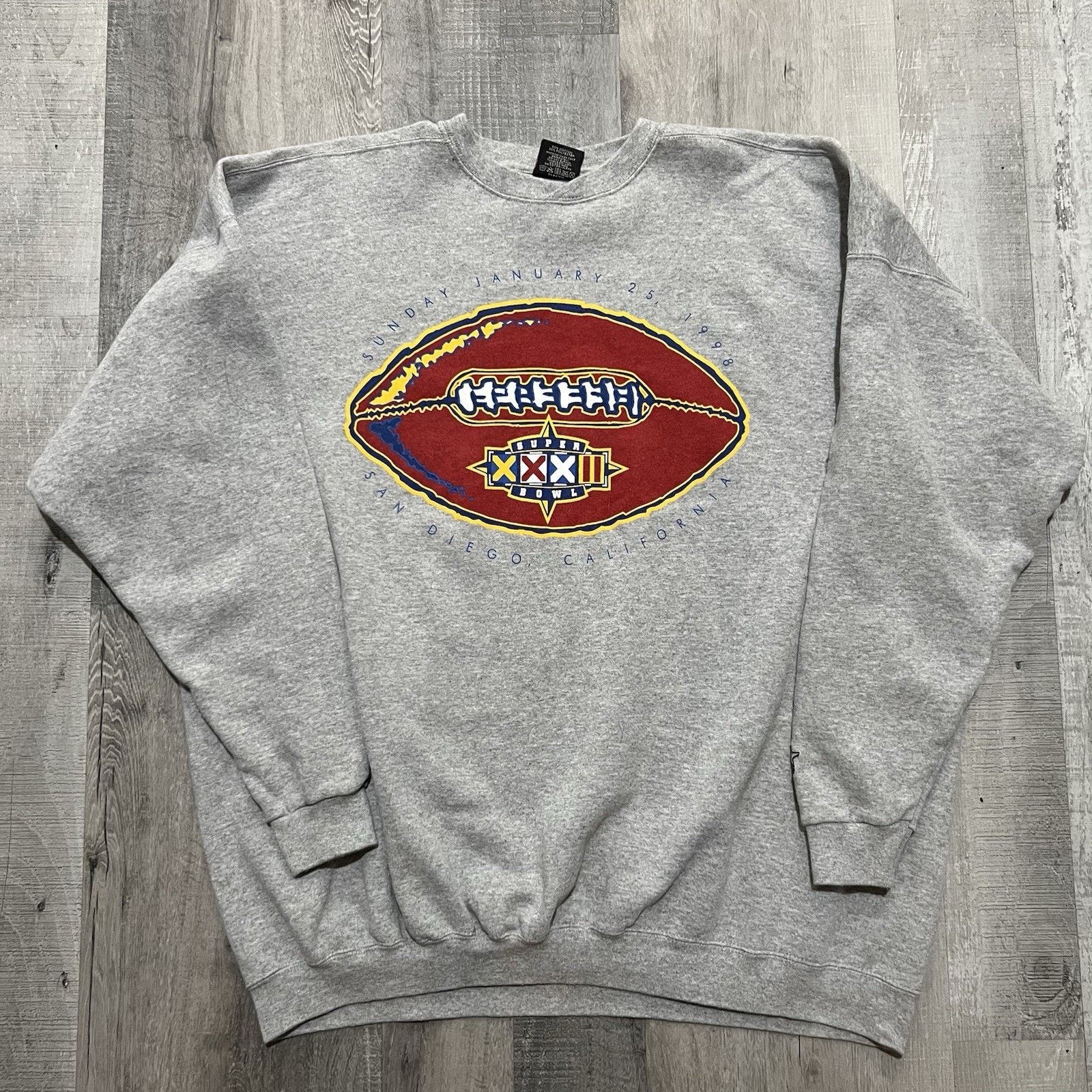 Starter VTG Starter Super Bowl XXXII Sweatshirt Broncos Vs Packers Size US XXL / EU 58 / 5 - 1 Thumbnail