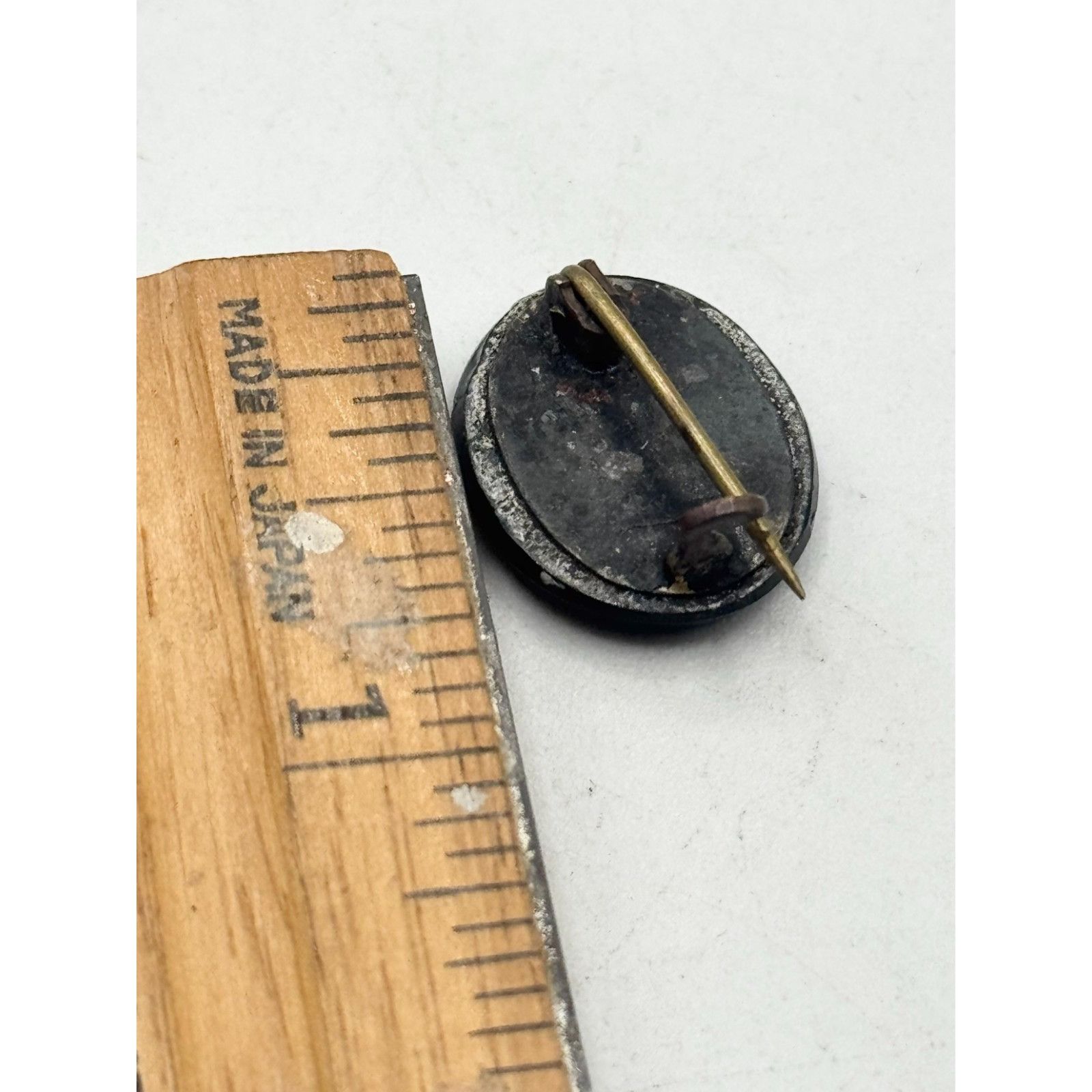 Vintage Antique Victorian black jet carved cross mourning pin Size ONE SIZE - 6 Thumbnail
