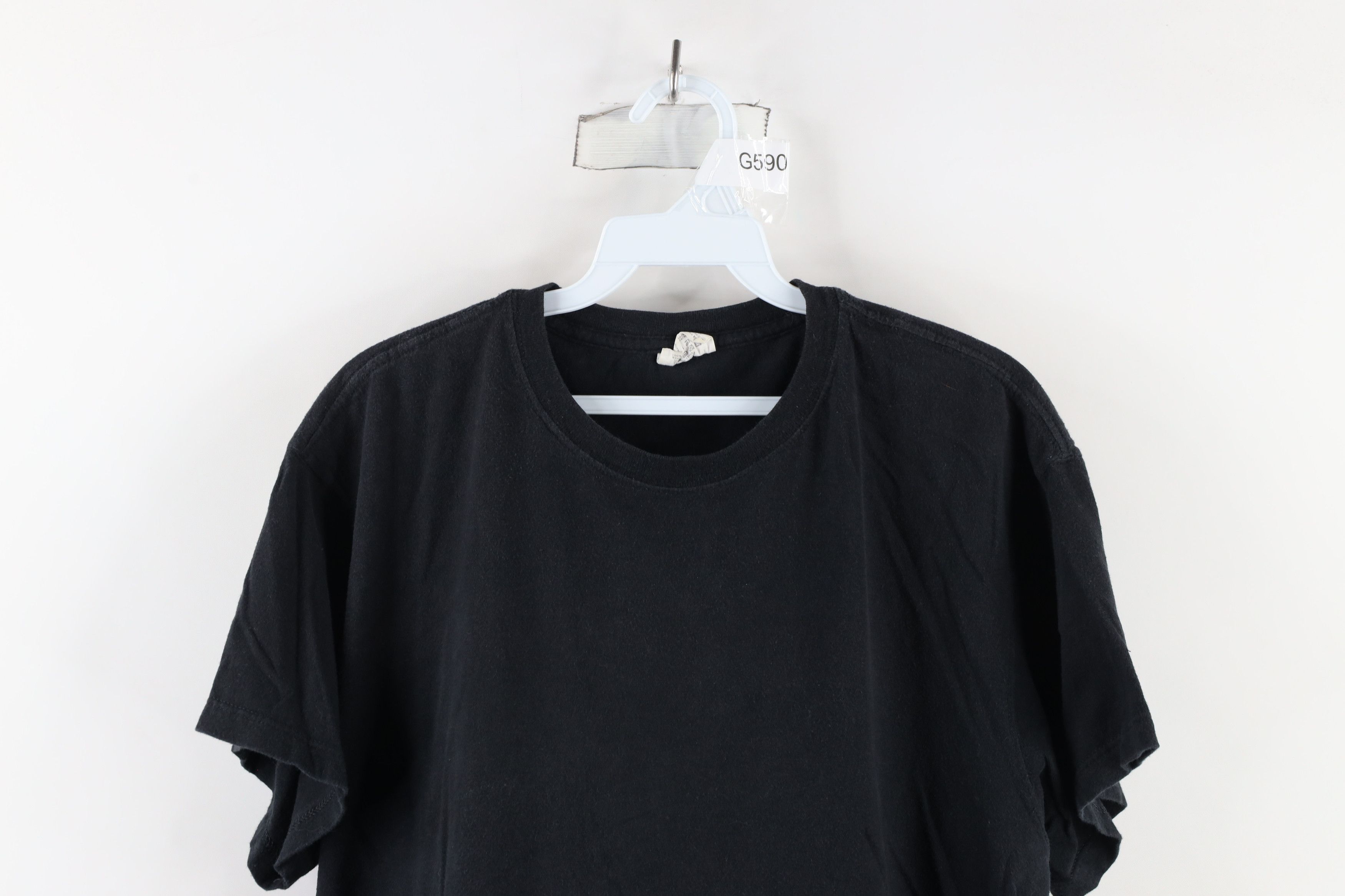 Calvin Klein × Vintage Vintage 90s Calvin Klein Short Sleeve T-Shirt Black Cotton Size US L / EU 52-54 / 3 - 2 Thumbnail