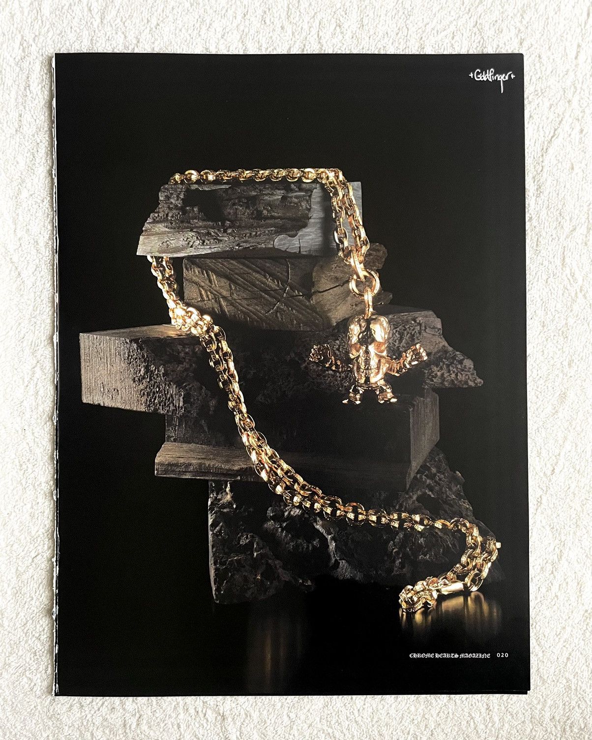 Chrome Hearts Chrome Hearts gold jewelry 8x11 magazine cutout Poster Size ONE SIZE - 1 Thumbnail