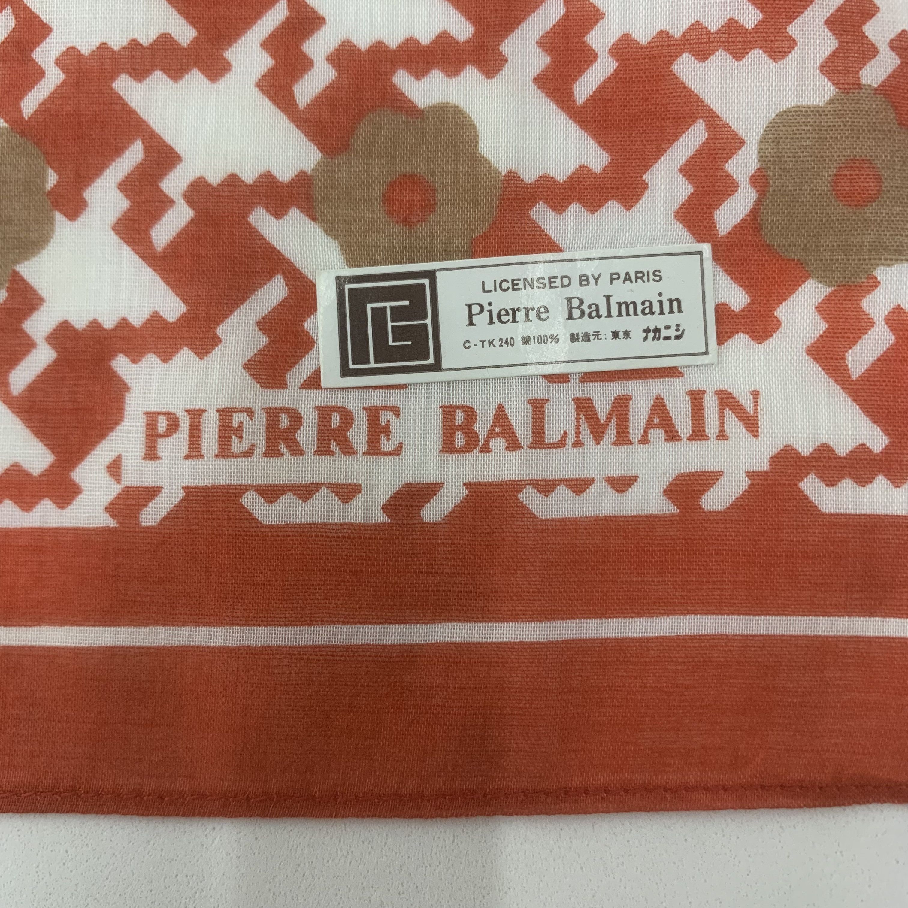 Pierre Balmain Pierre Balmain Handkerchief Bandana Neckerchief Square Size ONE SIZE - 4 Thumbnail