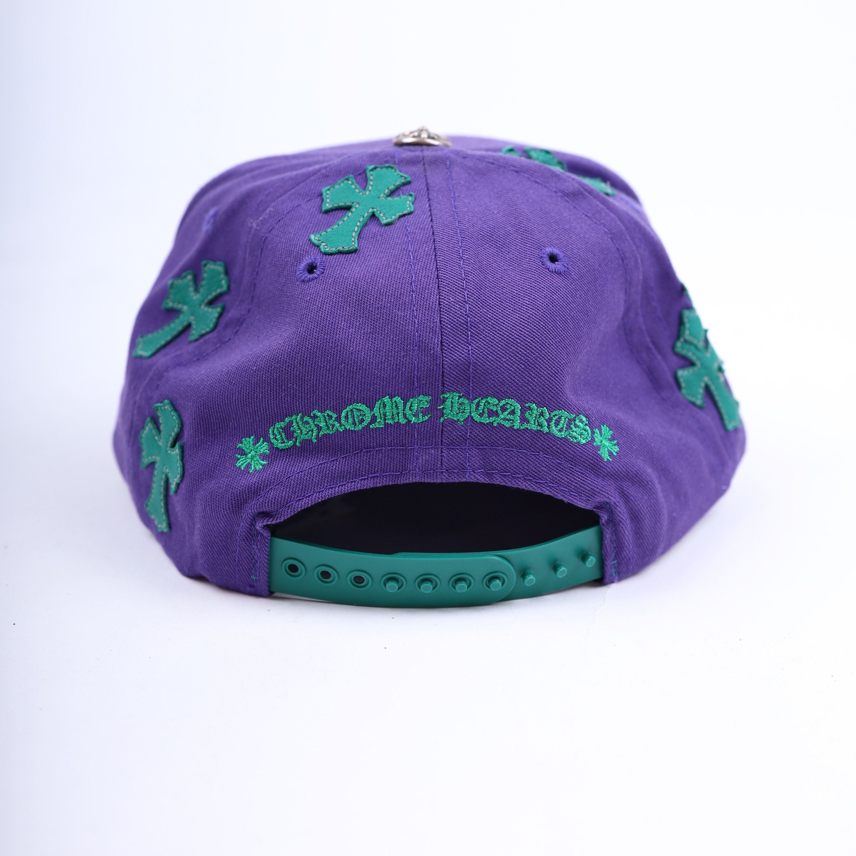 Chrome Hearts PURPLE CROSS HAT Size ONE SIZE - 4 Thumbnail