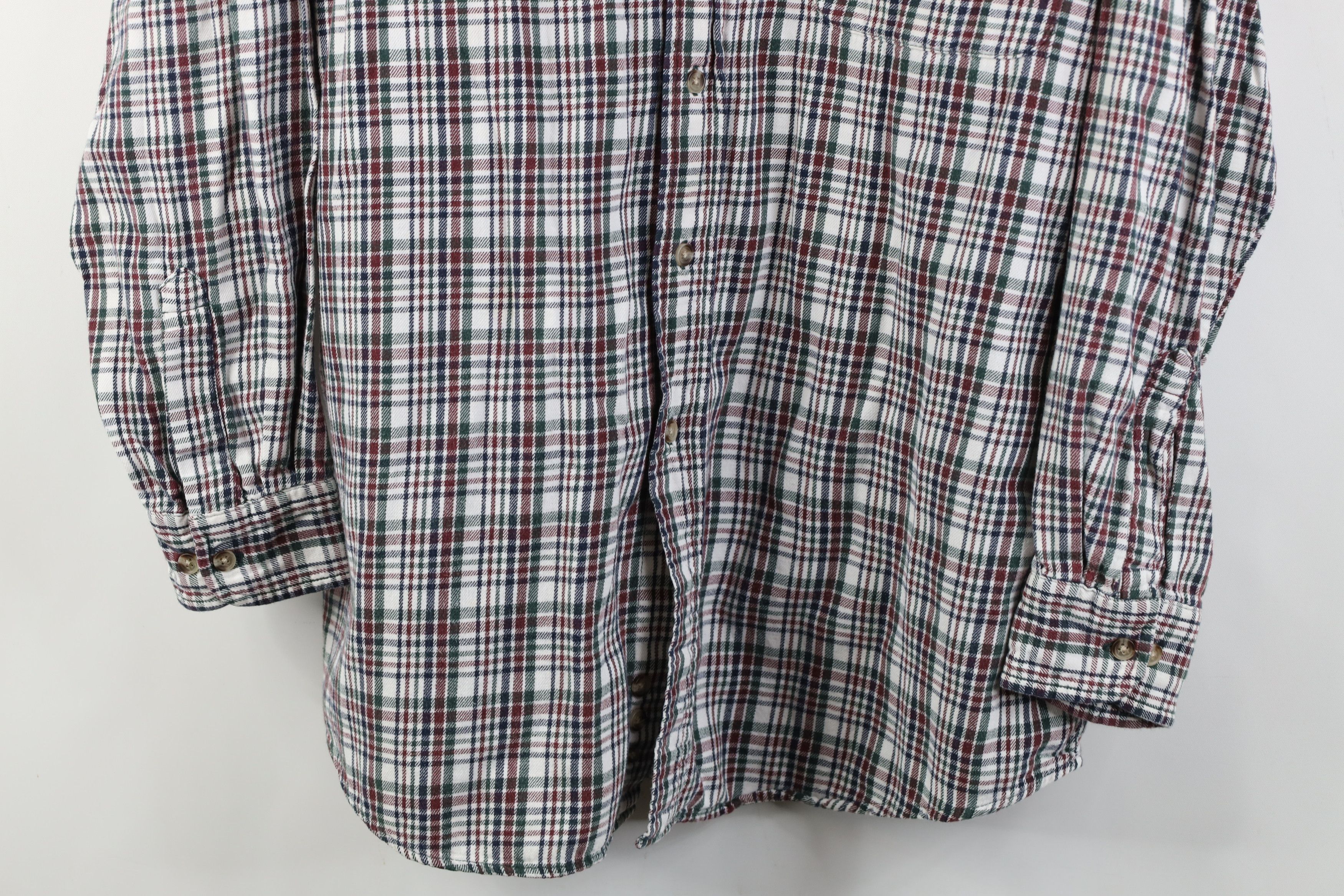 Vintage Vintage 90s Streetwear Flannel Collared Button Down Shirt Size US L / EU 52-54 / 3 - 3 Thumbnail