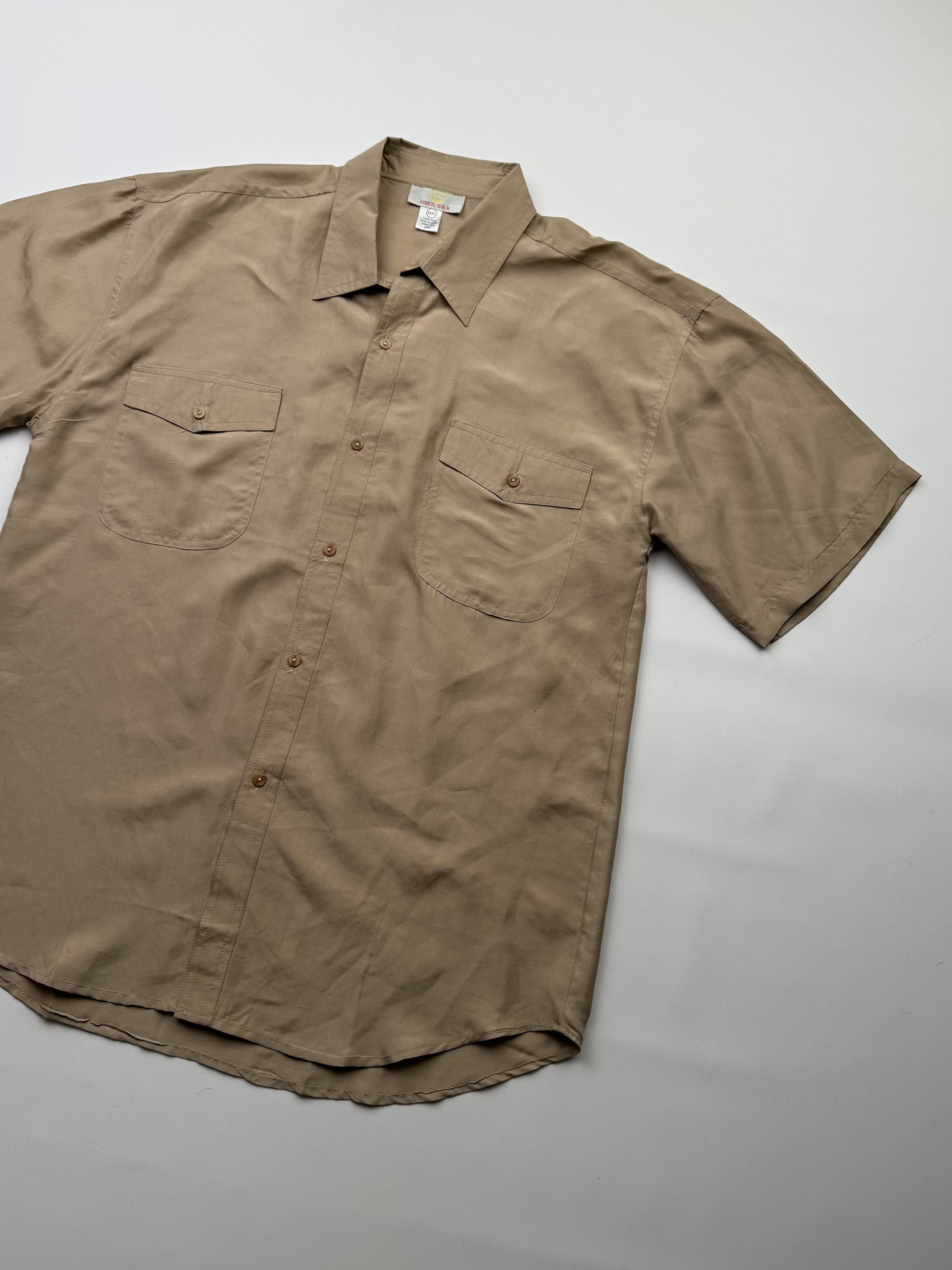 Japanese Brand Vintage Silk Shirt B623(V221)E2 Size US XXL / EU 58 / 5 - 3 Thumbnail