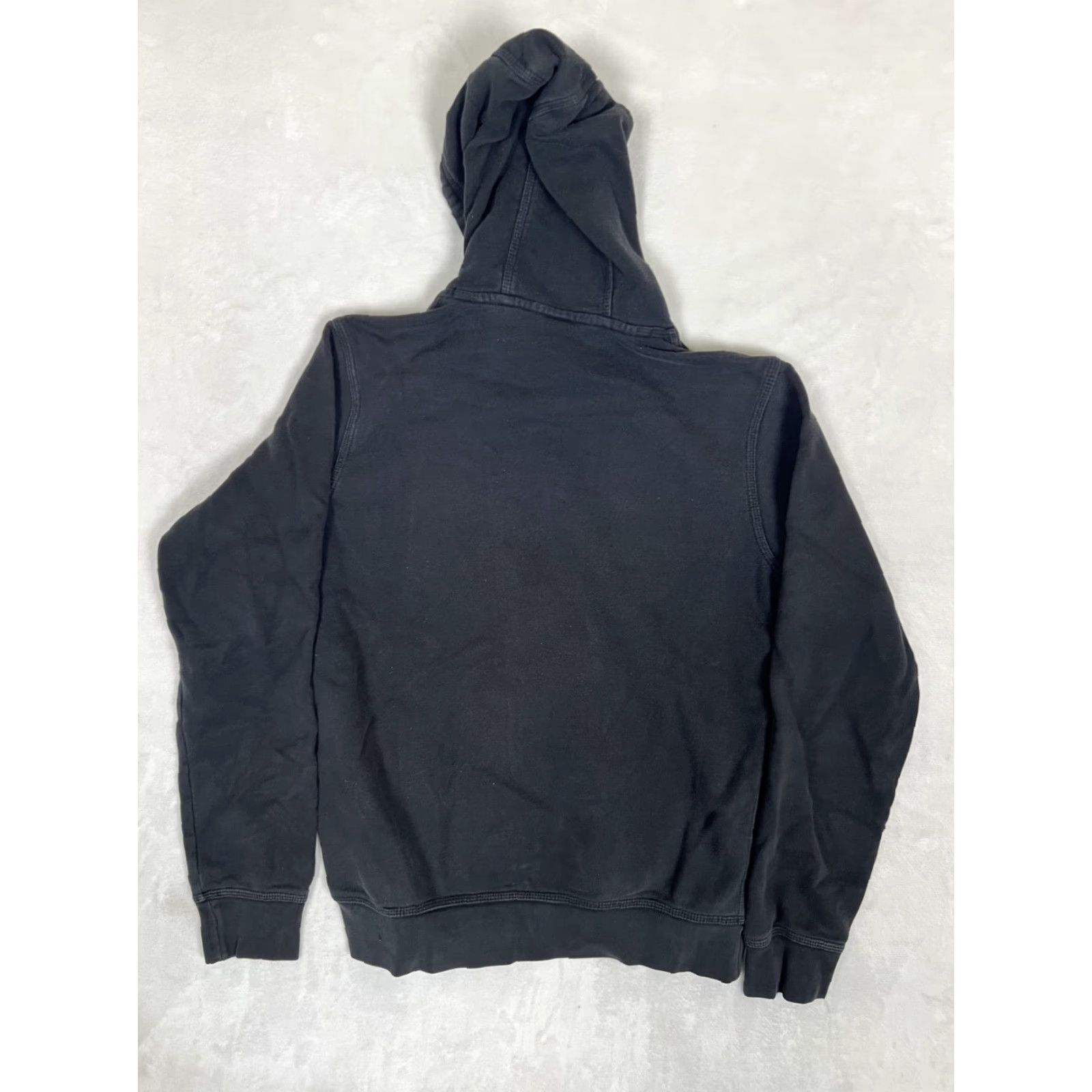 Nike VINTAGE Nike Black Pullover Hoodie Sweatshirt M Hooded Embroidered Swoosh Fade Nike Sportswear 90s Mens Hoodie Size US M / EU 48-50 / 2 - 7 Thumbnail