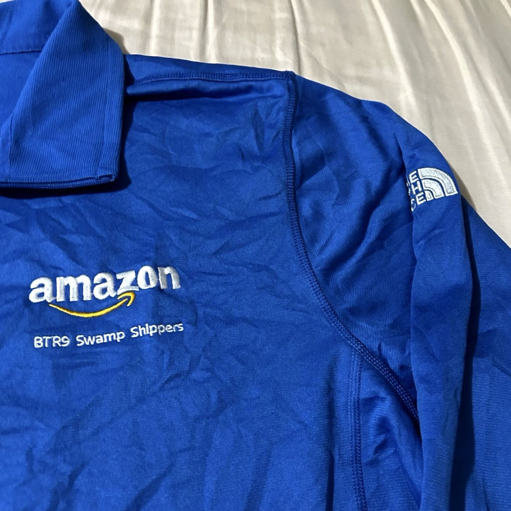 The North Face The North Face Swamp Shippers Quarter Zip Men L Blue BTR9 Amazon Swamp Shippers Activewear Size US L / EU 52-54 / 3 - 2 Thumbnail