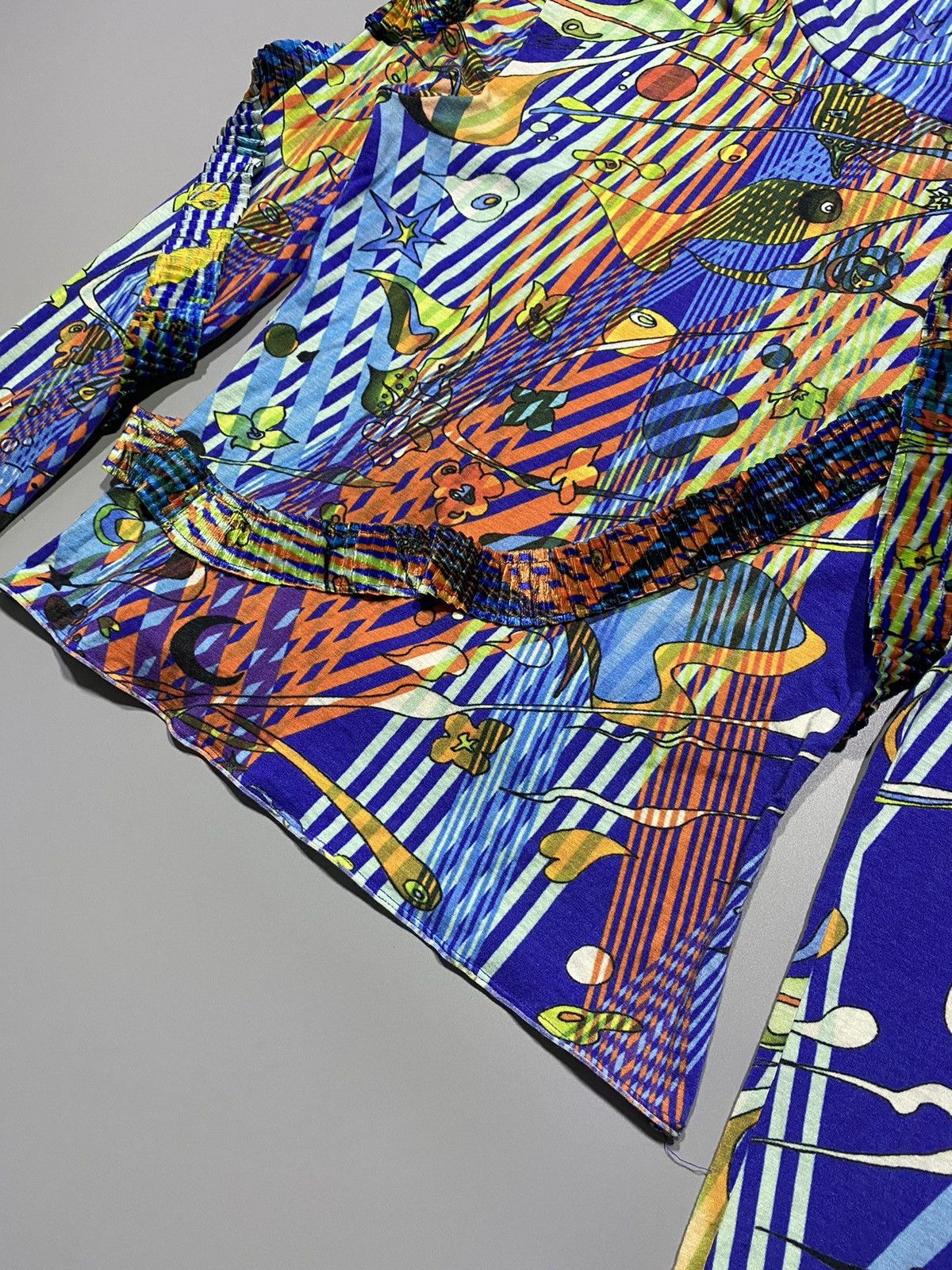Issey Miyake SS14 Printed Top Size M / US 6-8 / IT 42-44 - 4 Thumbnail