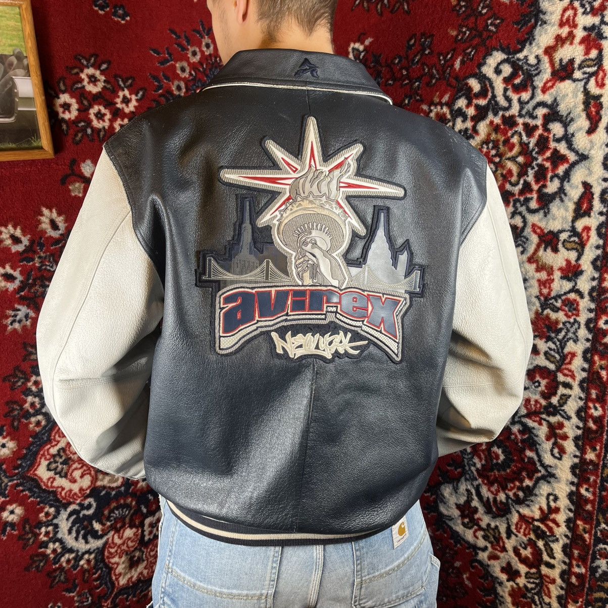 Avirex Avirex New York Limited 500 Edition Leather jacket bomber Size US XL / EU 56 / 4 - 6 Thumbnail