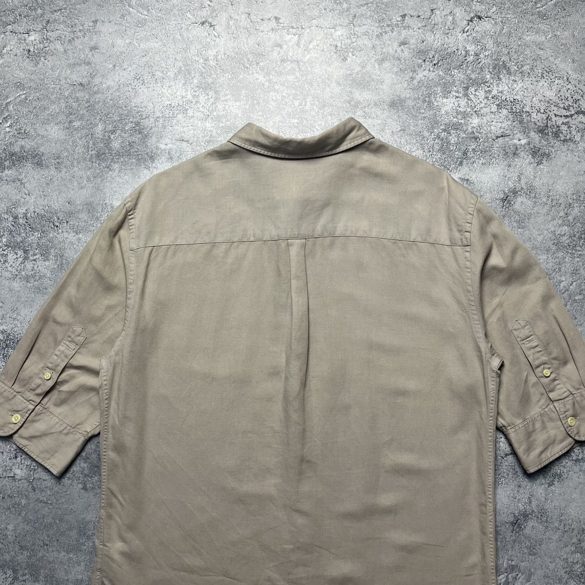 Allsaints Vintage Allsaints Brown Shirt Button Up Short Sleeve Y2K Size US M / EU 48-50 / 2 - 15 Thumbnail