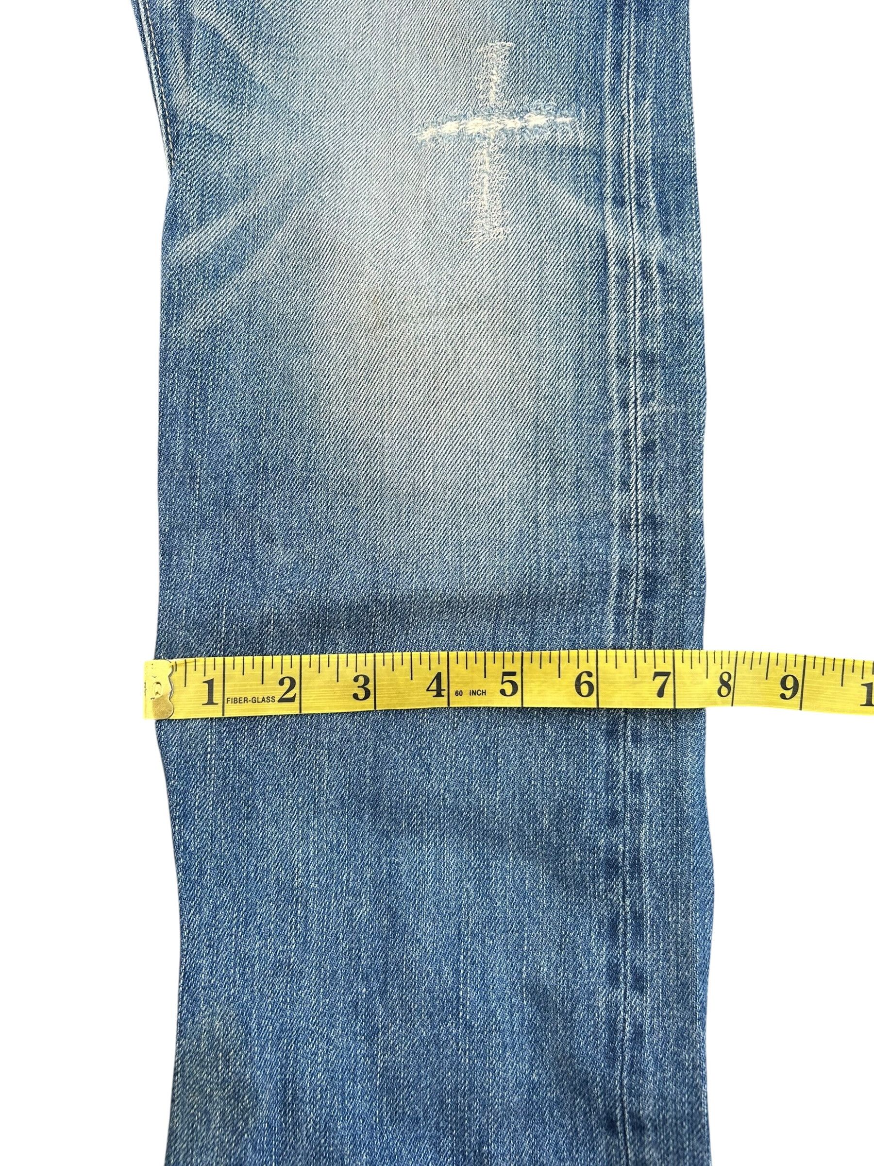 Hysteric Glamour × Japanese Brand × Vintage Hysteric Glamour Selvedge Punk Distressed Vtg Denim Jeans Size US 30 / EU 46 - 19 Thumbnail