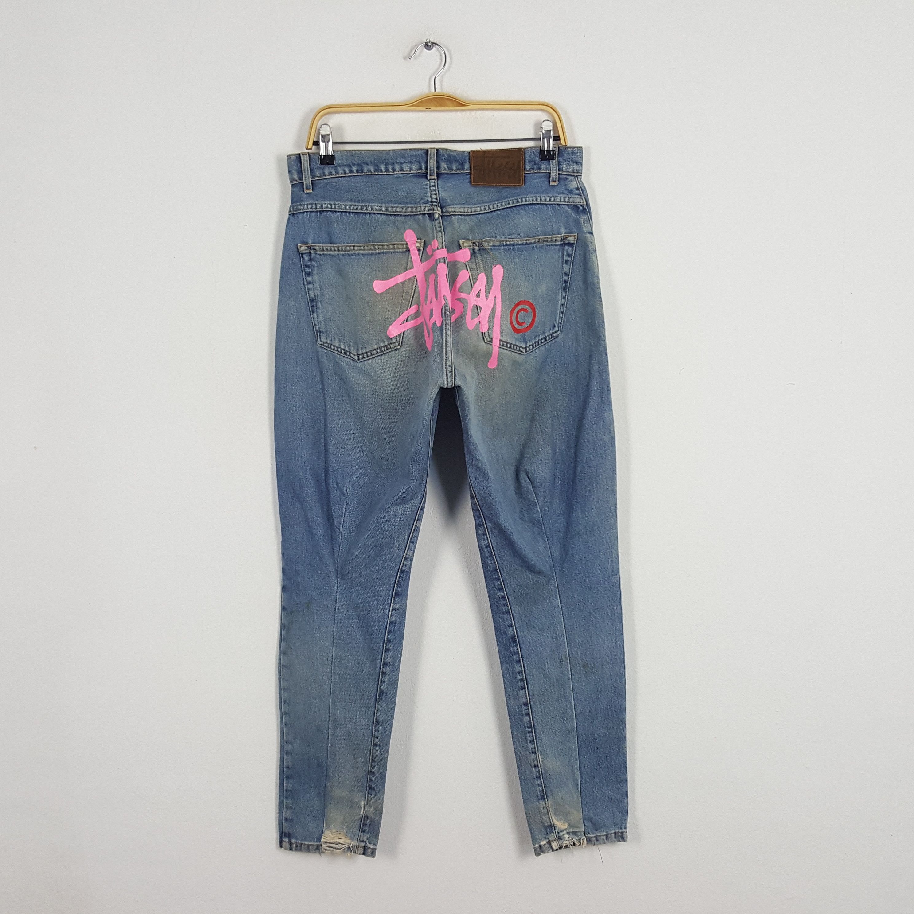 Stussy × Vintage Vintage Stussy Streetwear Style Denim Jeans Size US 32 / EU 48 - 1 Thumbnail
