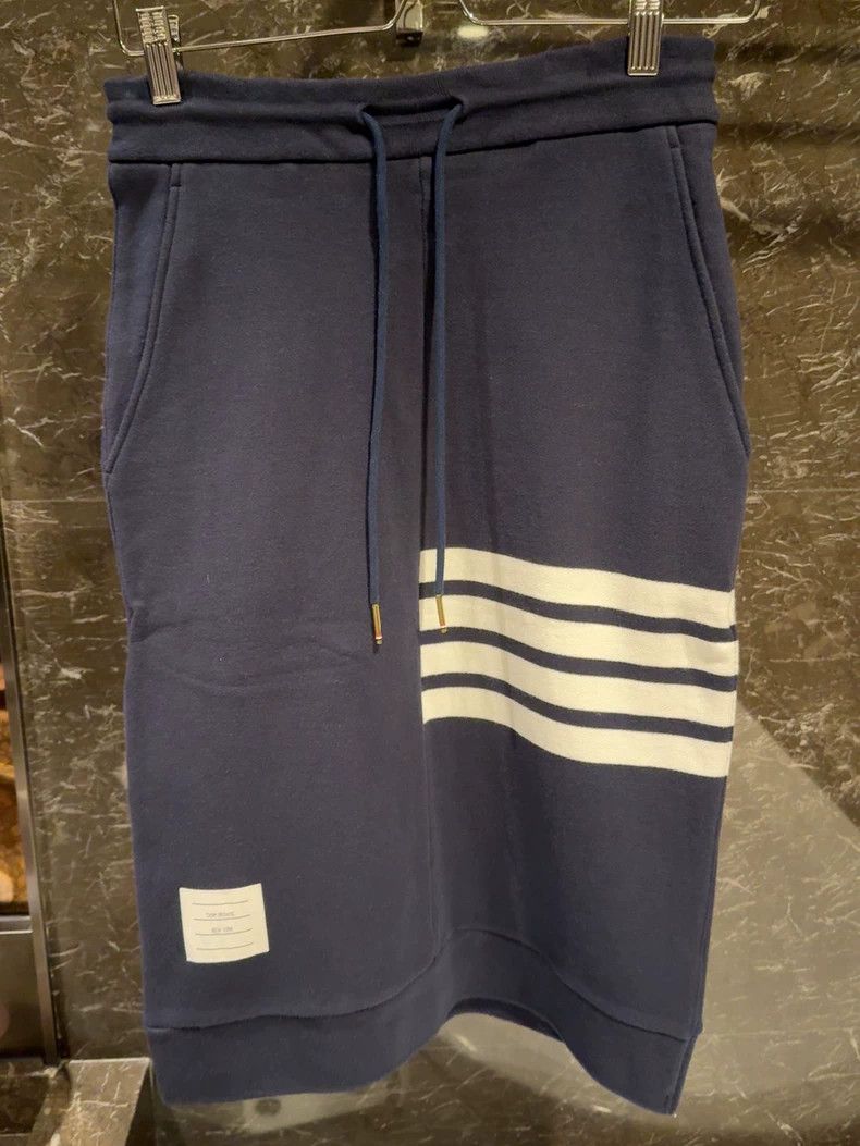 Thom Browne Blue and green sports skirt