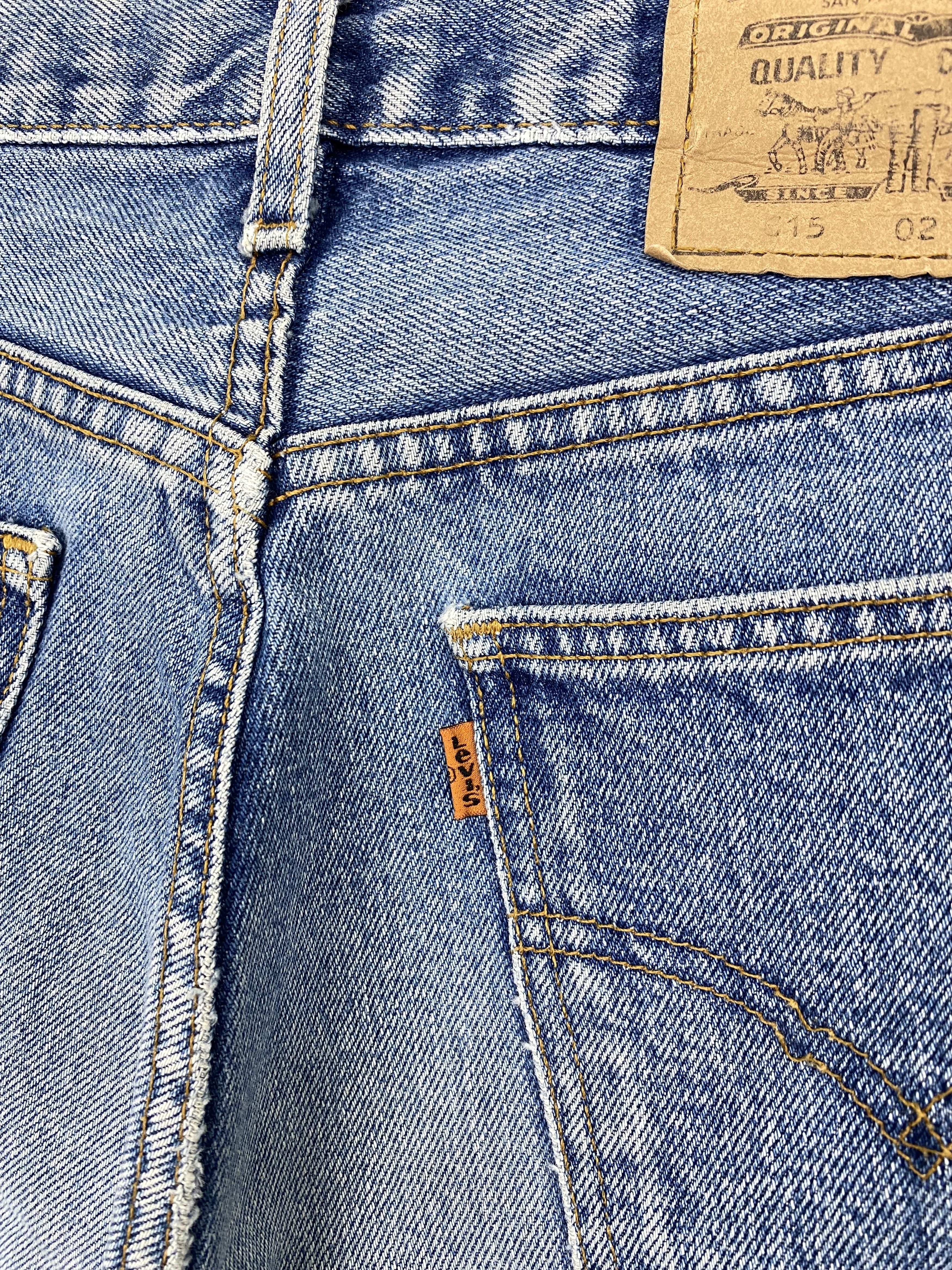 Levi's LEVIS 515 Orange Tab Vintage Blue Denim Jeans W29 L32 Size US 29 - 8 Thumbnail