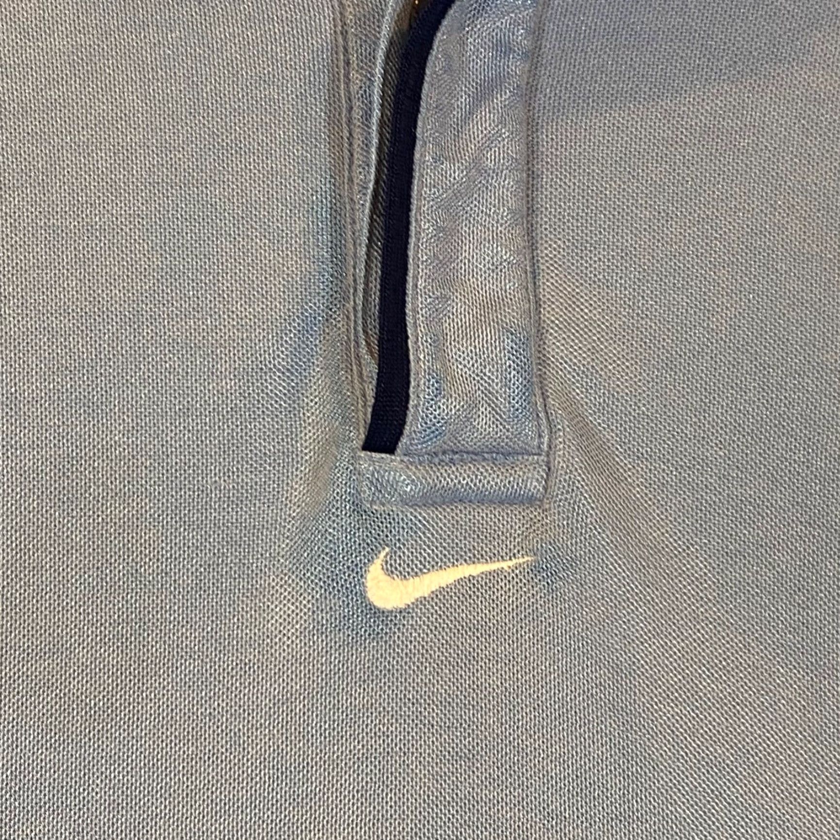 Nike VINTAGE Nike Polo Shirt Mens XL Blue UNC Tarheels 90s Golf Activewear Size US XL / EU 56 / 4 - 3 Thumbnail