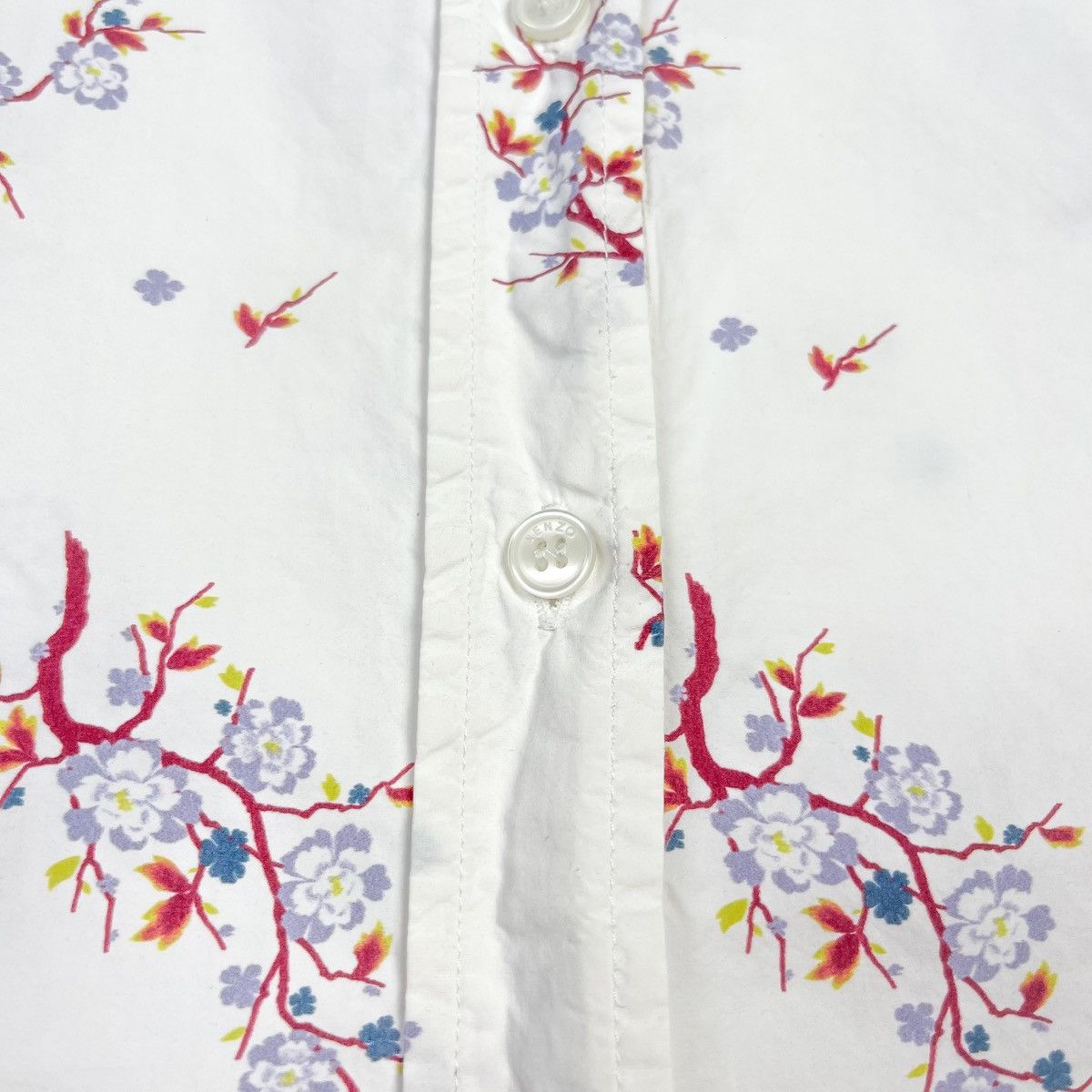 Kenzo Kenzo Paris Blossom Sakura Flower L/S Shirt Size US M / EU 48-50 / 2 - 5 Thumbnail