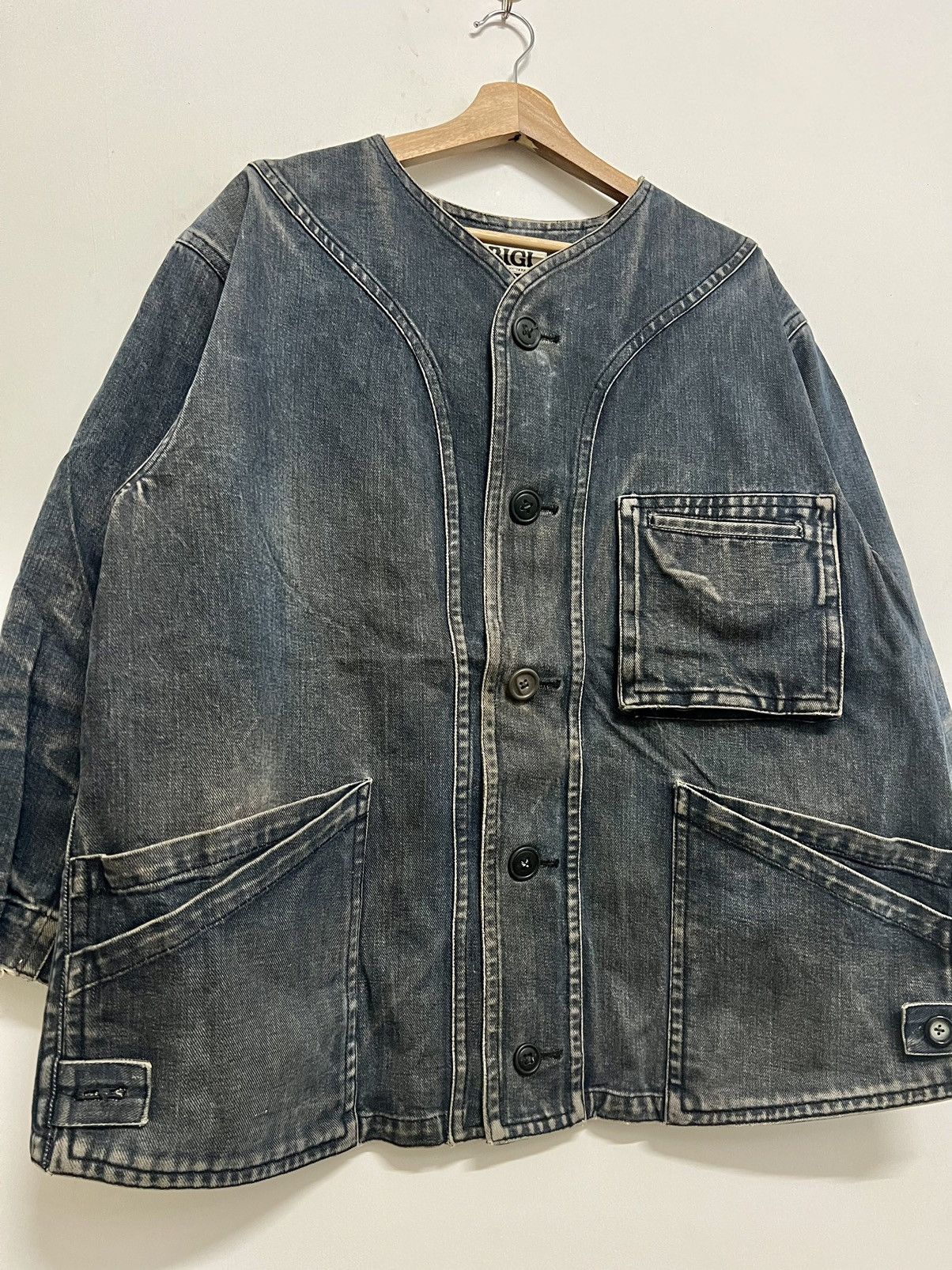 BIGI × Vintage × yoshie inaba VINTAGE 80s BIGI DENIM GOVERNOR JACKET Size US L / EU 52-54 / 3 - 3 Thumbnail