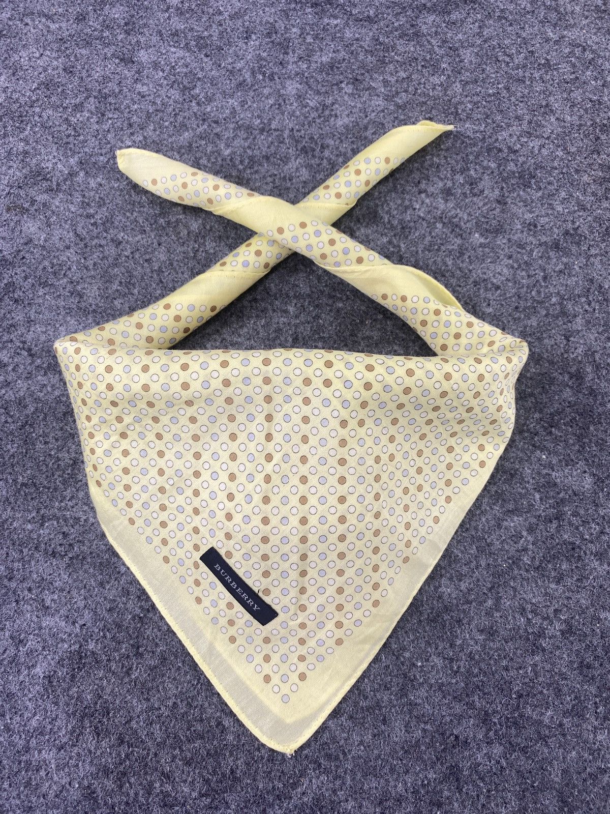Burberry × Vintage Burberry Handkerchief / Bandana / Neckerchief-B099 Size ONE SIZE - 2 Thumbnail
