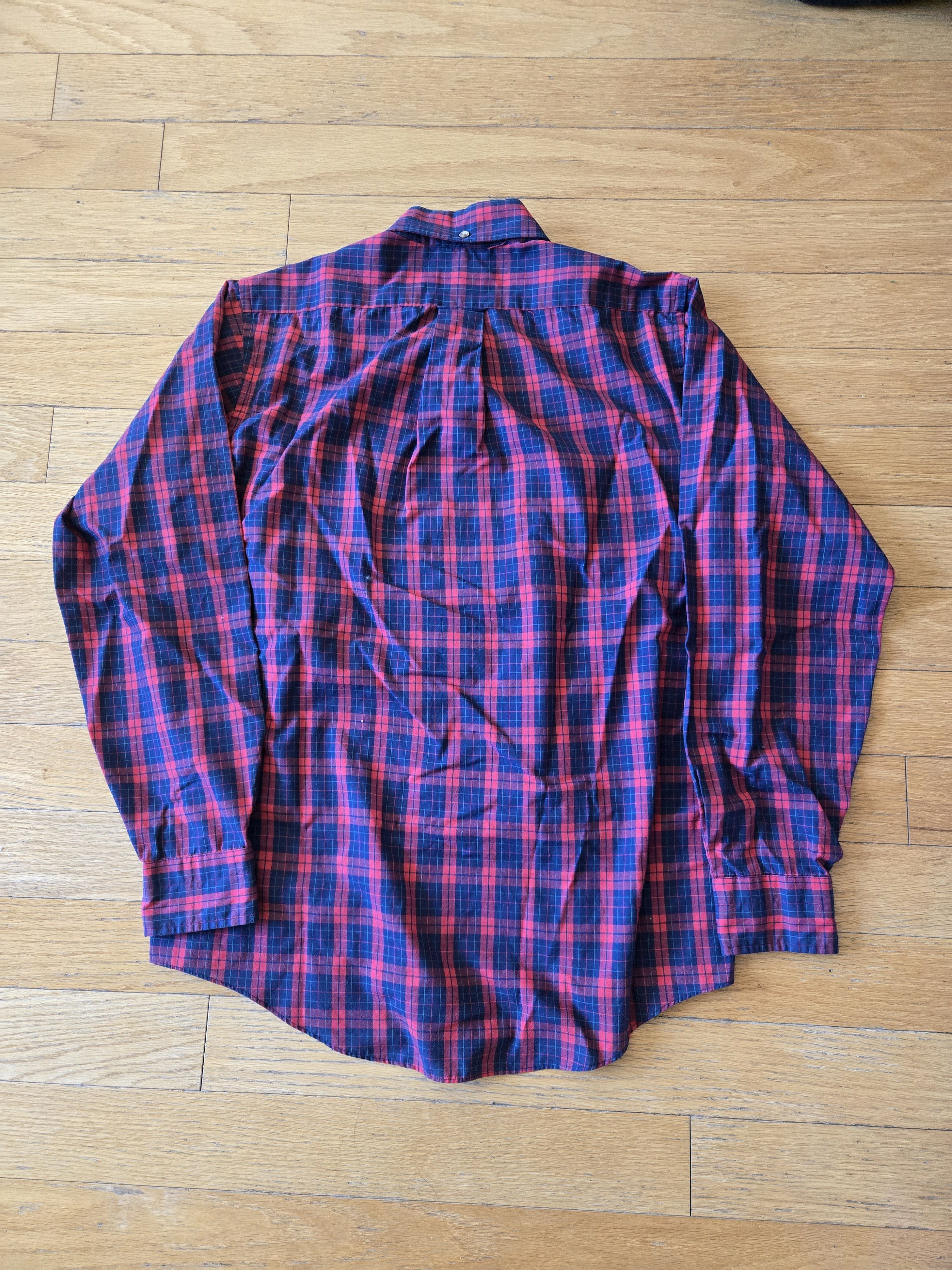 Gant Vintage Gant Shirt Foxhunt Plaid Button Down Long Sleeve Size US M / EU 48-50 / 2 - 2 Thumbnail