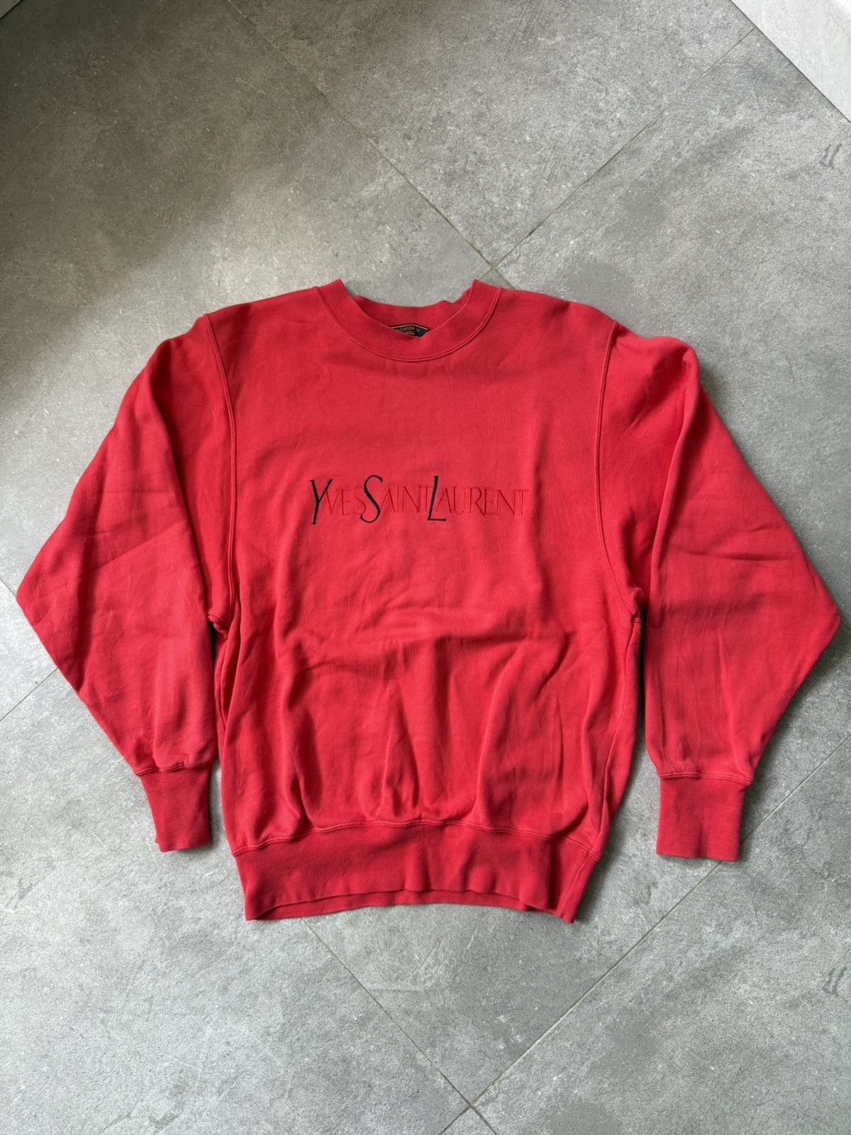 Yves Saint Laurent Vintage Yves Saint Laurent Sweatshirt 90s Size US S / EU 44-46 / 1 - 3 Thumbnail