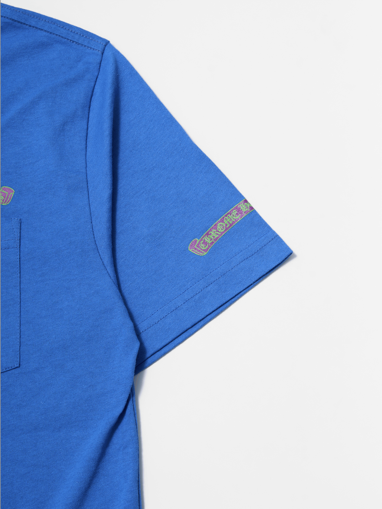 Chrome Hearts CHROME HEARTS Scroll Logo T-Shirt blue Size US M / EU 48-50 / 2 - 4 Thumbnail