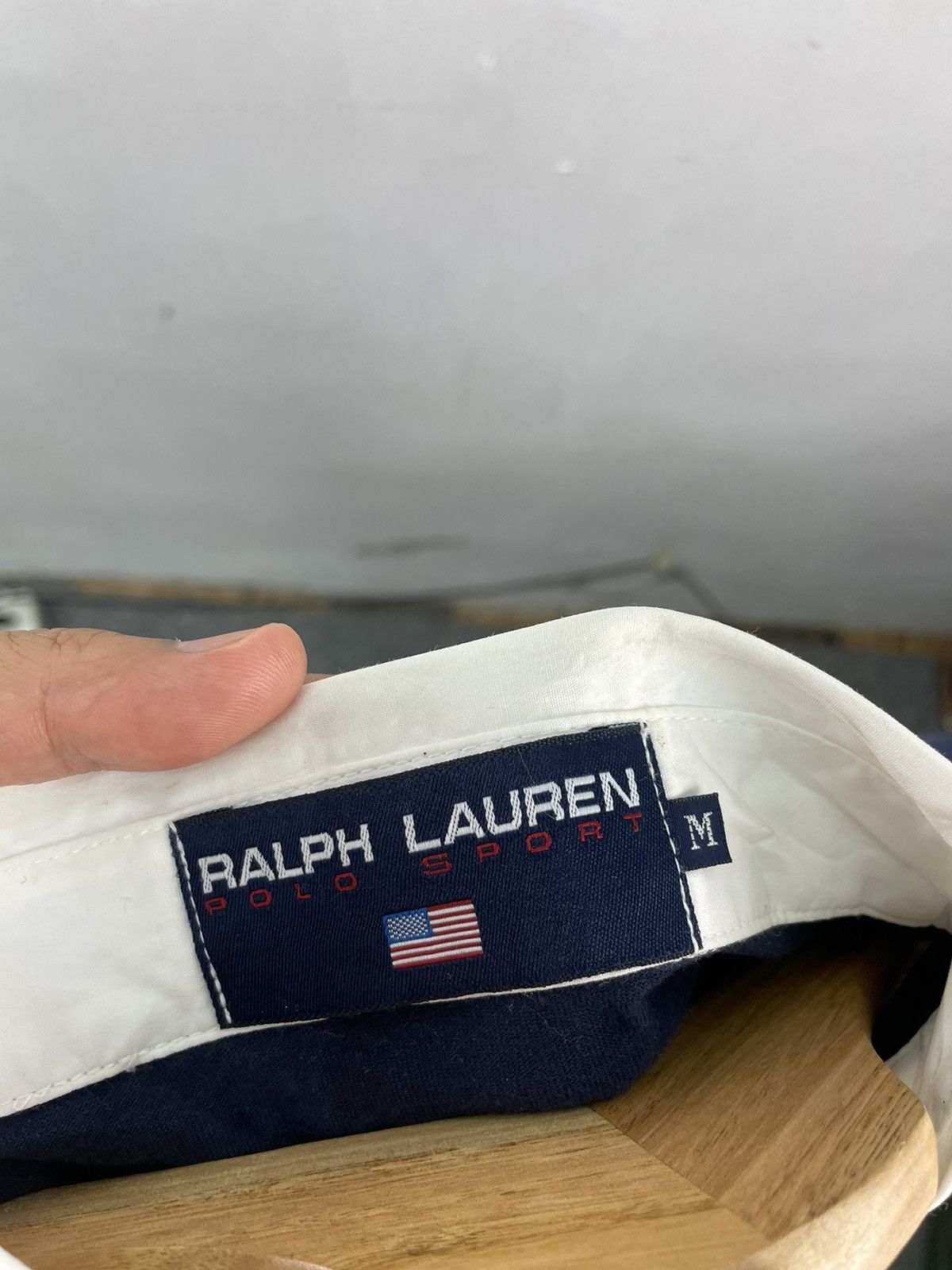 Ralph Lauren Vintage Ralph Lauren Polo Rugby Long Sleeve Navy Blue Size US M / EU 48-50 / 2 - 6 Thumbnail