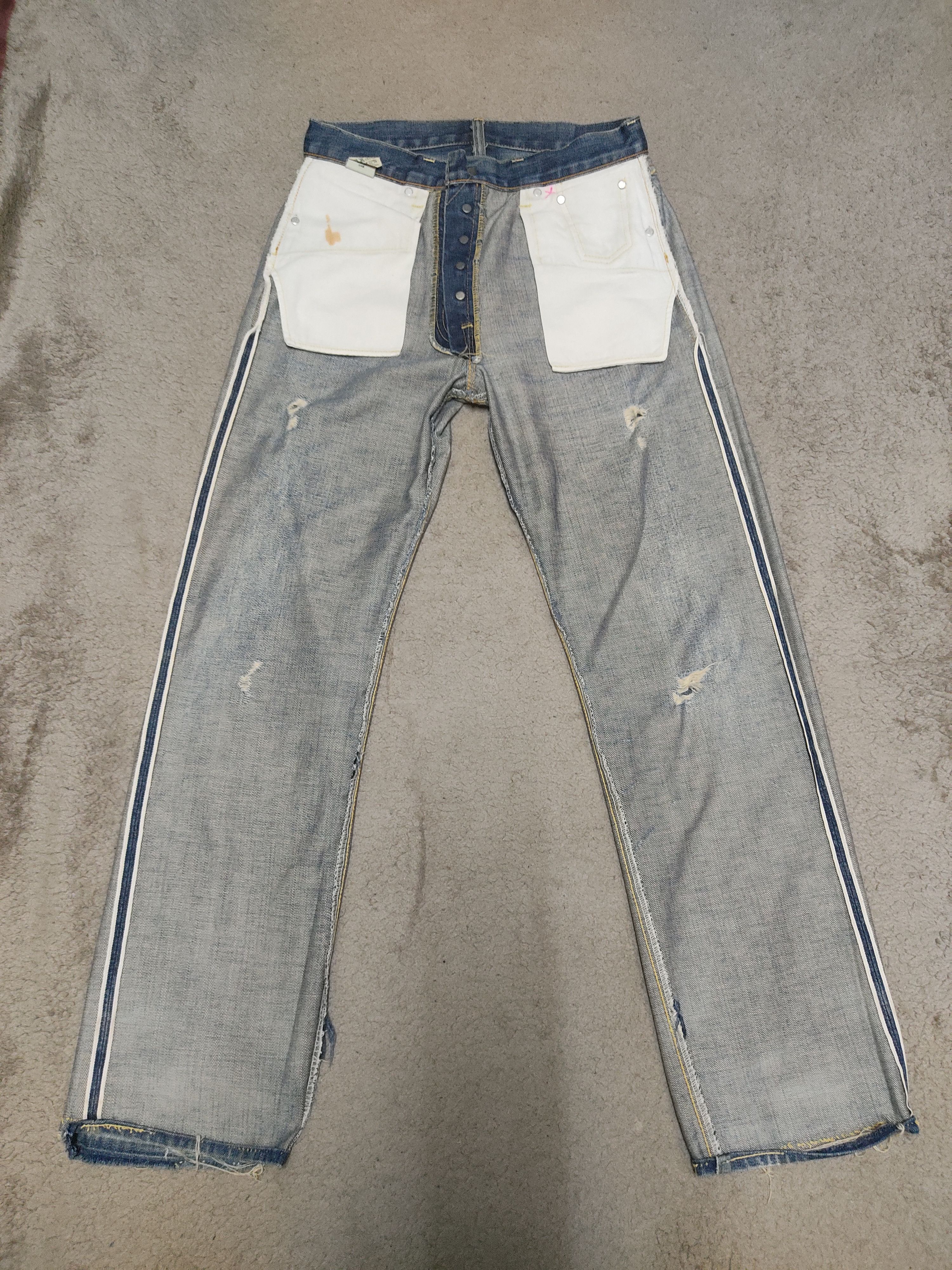 Levi's Vintage Clothing Vintage Levis 501 Big E jeans distressed Size US 30 / EU 46 - 10 Thumbnail