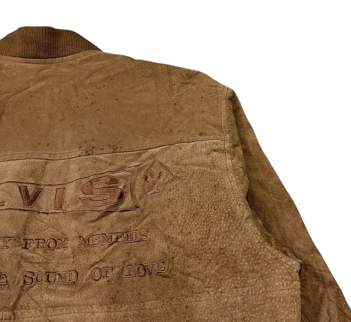 Leather ‼️RARE‼️Vintage Elvis Presley Pigskin Bomber Leather Jacket Size US L / EU 52-54 / 3 - 11 Thumbnail