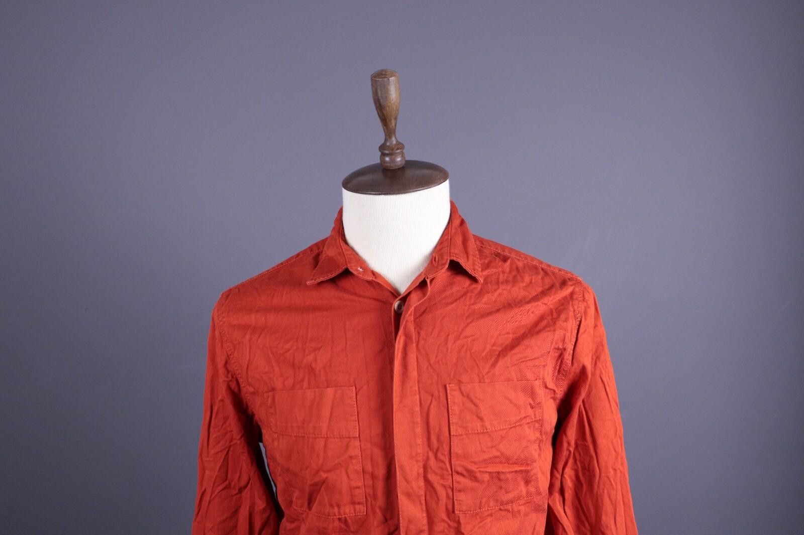 Nudie Jeans NUDIE JEANS CO Orange Denim Long Sleeve Shirt Size S Size US S / EU 44-46 / 1 - 2 Thumbnail