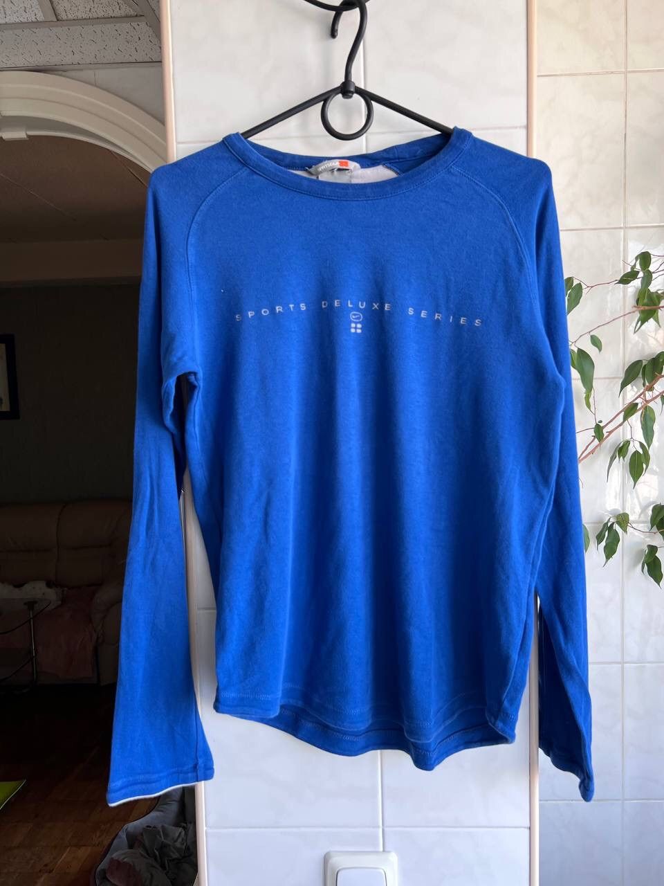Nike × Vintage Vintage Nike 2000's Long Sleeve Shirt Blue Size US S / EU 44-46 / 1 - 7 Thumbnail