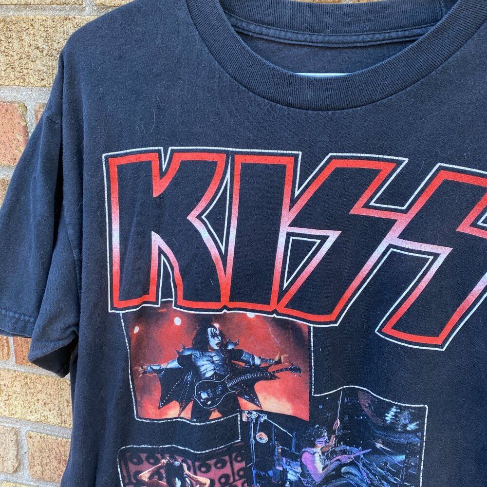 KISS × Vintage RARE 2009 Kiss Concert Band T Shirt 'If its too loud youre Size US L / EU 52-54 / 3 - 4 Thumbnail