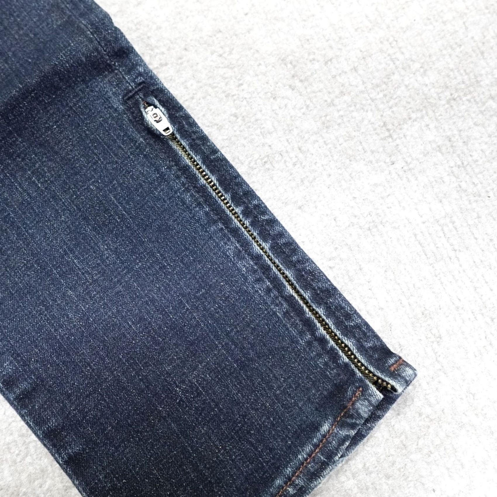 J Brand J. Brand Women's Jeans 27 Blue Ankle Zippers Skinny The Deal Made in USA Shirt? Size 27" / US 4 / IT 40 - 4 Thumbnail