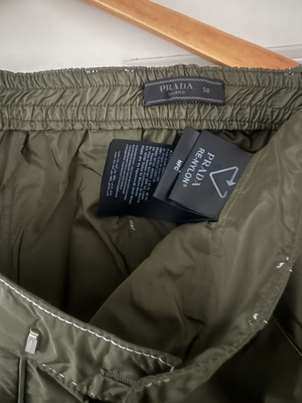 Prada Prada Nylon Cargo Trouser Pants Size US 34 / EU 50 - 4 Thumbnail