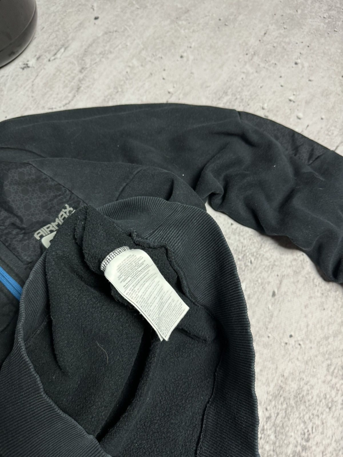 Nike 00s Nike Vintage Airmax 95 Series Ninja Neck Hoodie Drill Size US S / EU 44-46 / 1 - 7 Thumbnail