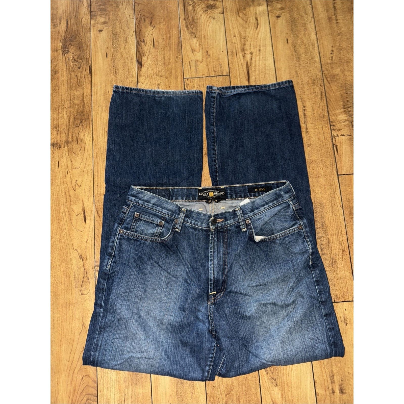 Lucky Brand Lucky Brand Blue Jeans 181 Jean 34x35 Measured Size US 34 / EU 50 - 4 Thumbnail