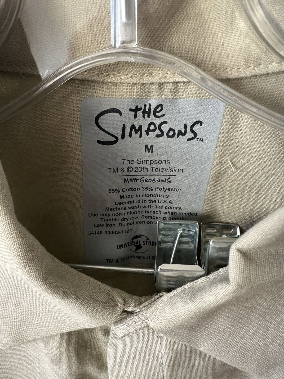 The Simpsons The Simpsons Duff Beer Work Shirt Size US M / EU 48-50 / 2 - 4 Thumbnail
