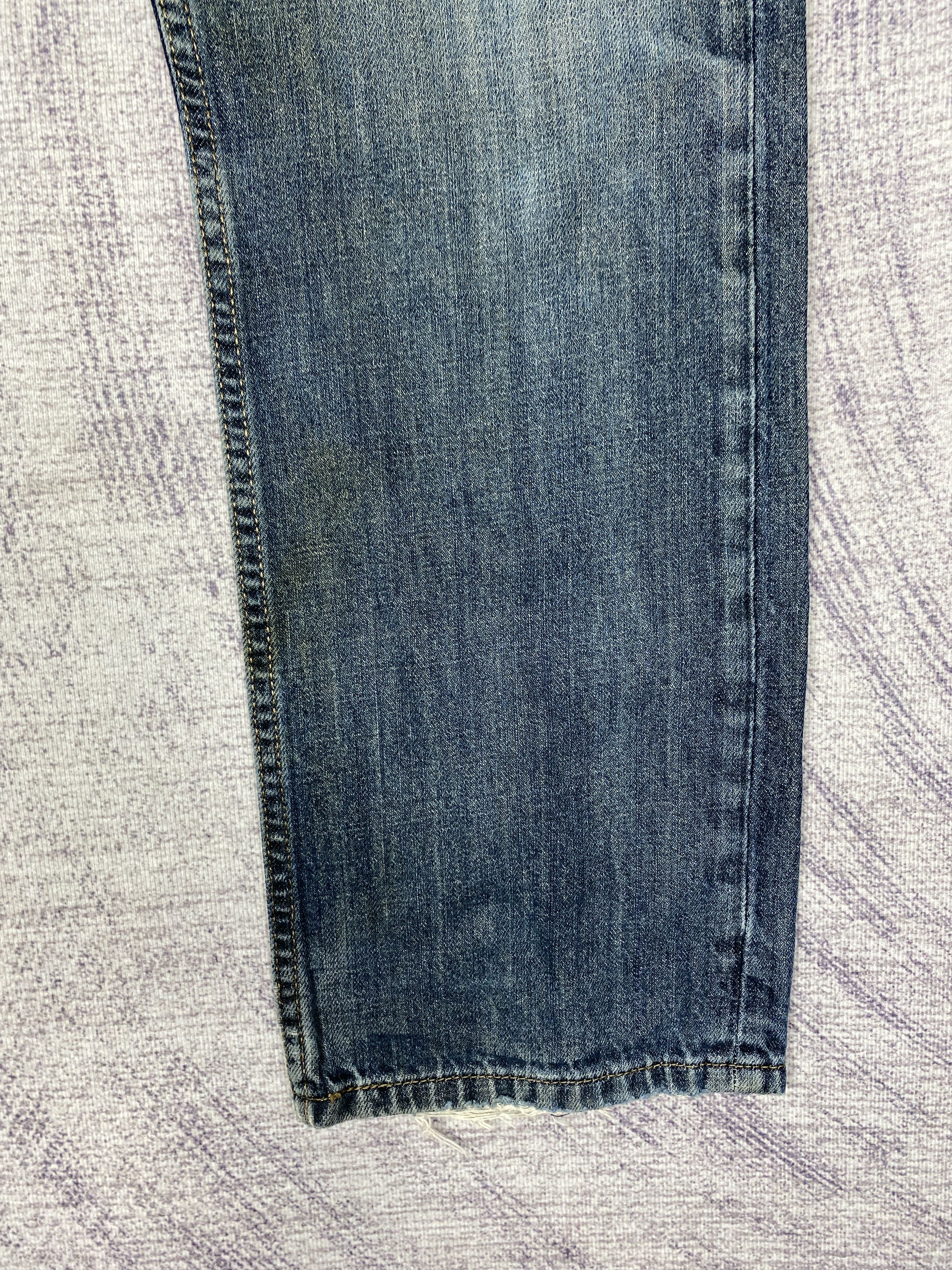 Levi's Vintage Levi's 514 Distressed Blue Denim Jeans PT0483 Size US 32 / EU 48 - 5 Thumbnail