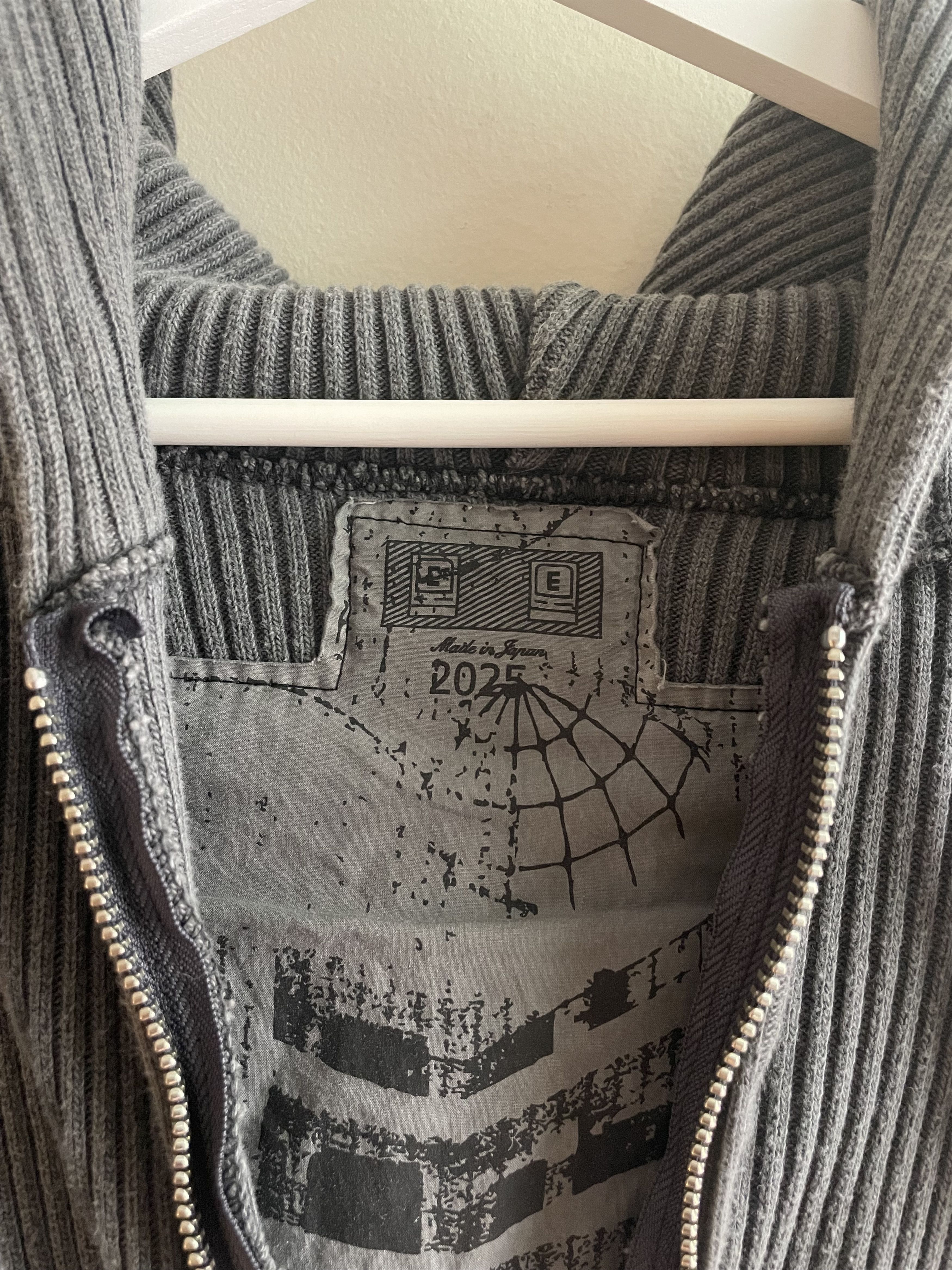 Cav Empt Overdye Wide Rib Cut Zip Hoody Large Charcoal Size US L / EU 52-54 / 3 - 2 Thumbnail