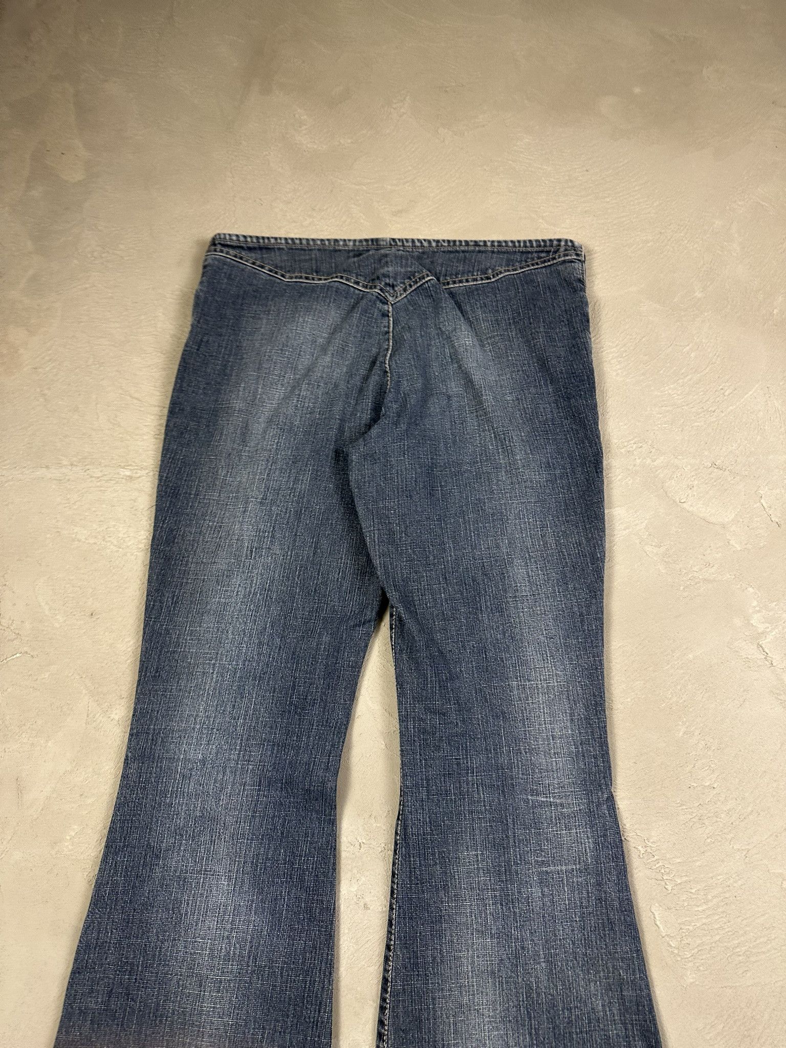 Japanese Brand Vintage Y2k Flaired Japanese Oversized Denim Pants Size US 32 / EU 48 - 7 Thumbnail