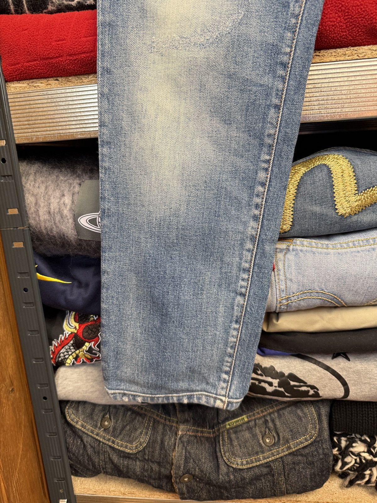Dolce & Gabbana Vintage Dolce Gabbana Metal Logo Denim Jeans Luxury Y2K Size 34" / US 12 / IT 48 - 5 Thumbnail