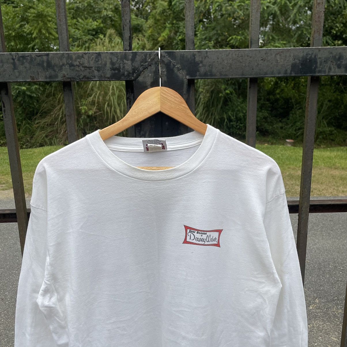 Vintage 🔥Vintage Dewey Weber Surf Board Box Logo Longsleeves Tee Size US L / EU 52-54 / 3 - 4 Thumbnail